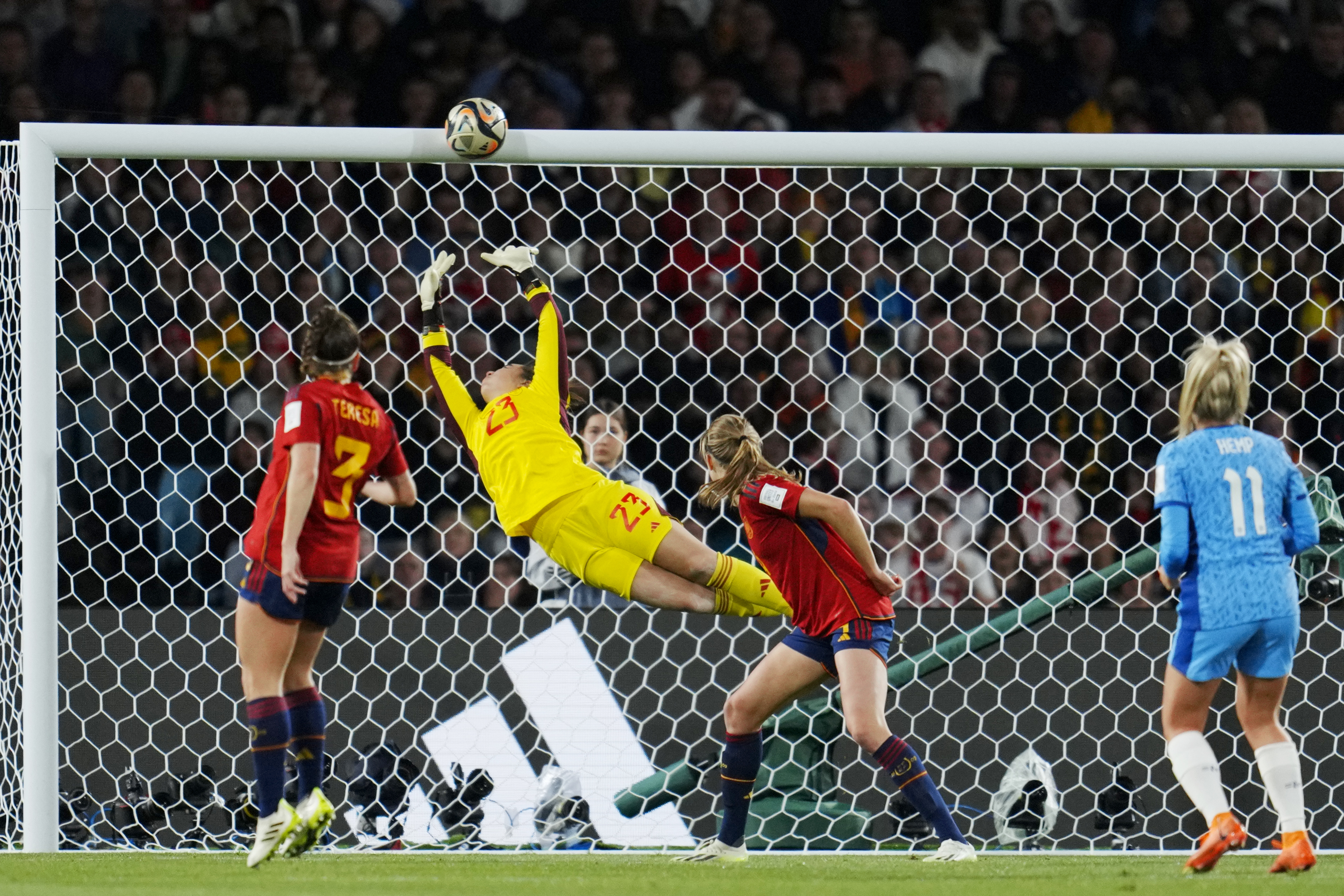 Spain wins its first Women's World Cup title, beating England 1-0 in the final