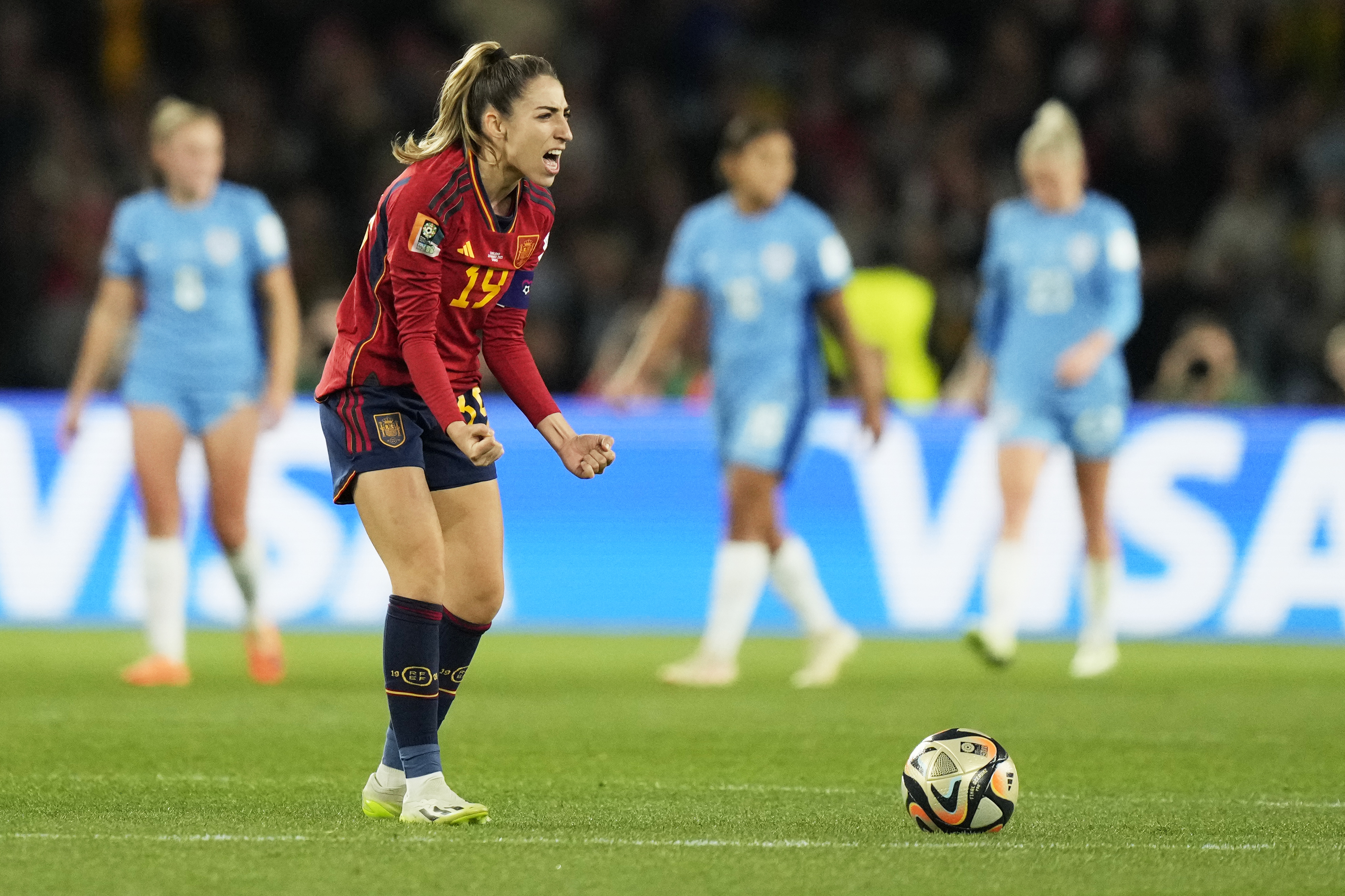 Spain wins its first Women's World Cup title, beating England 1-0 in the final