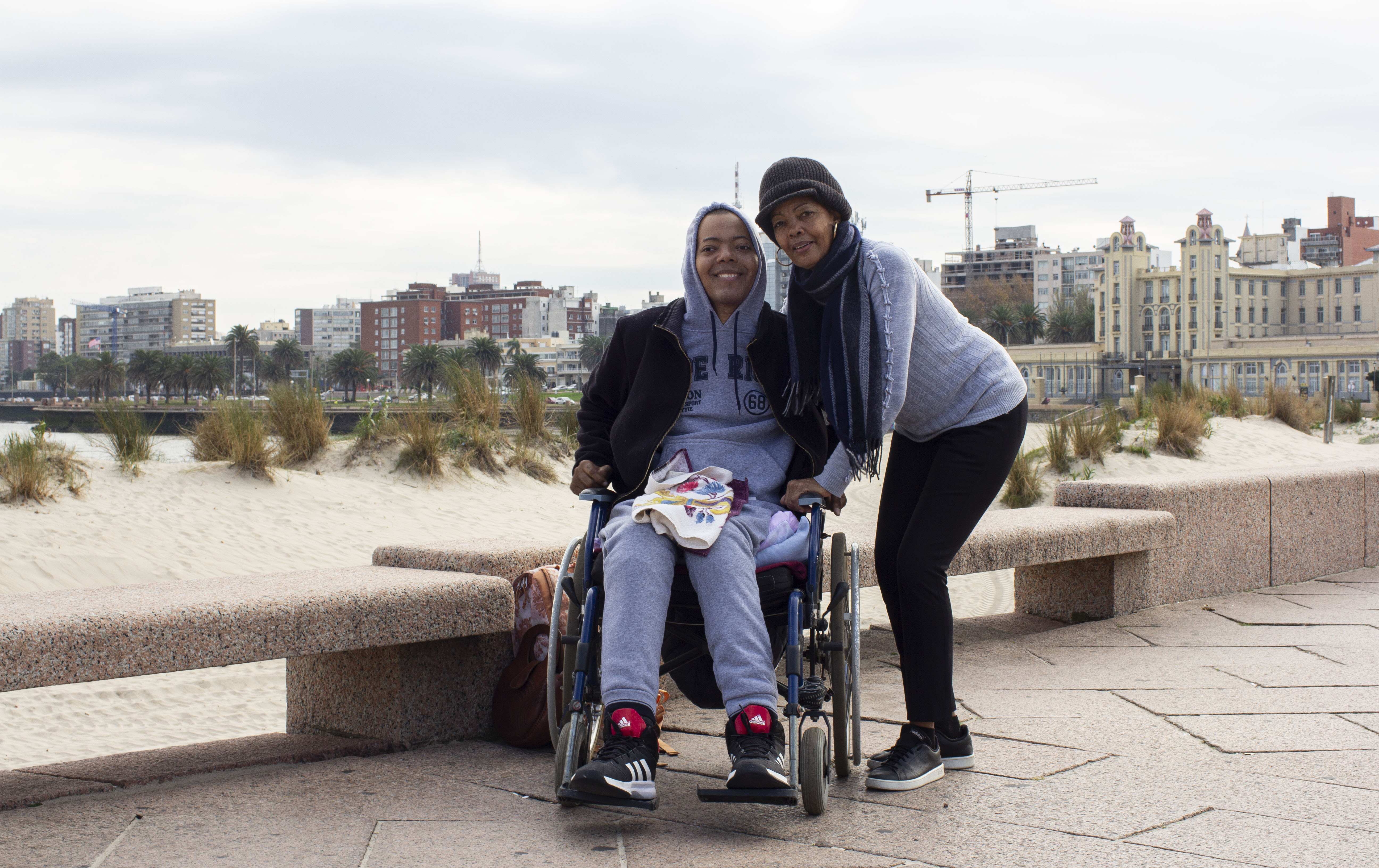 Balbina Ponce Matias and her 33-year-old paraplegic son