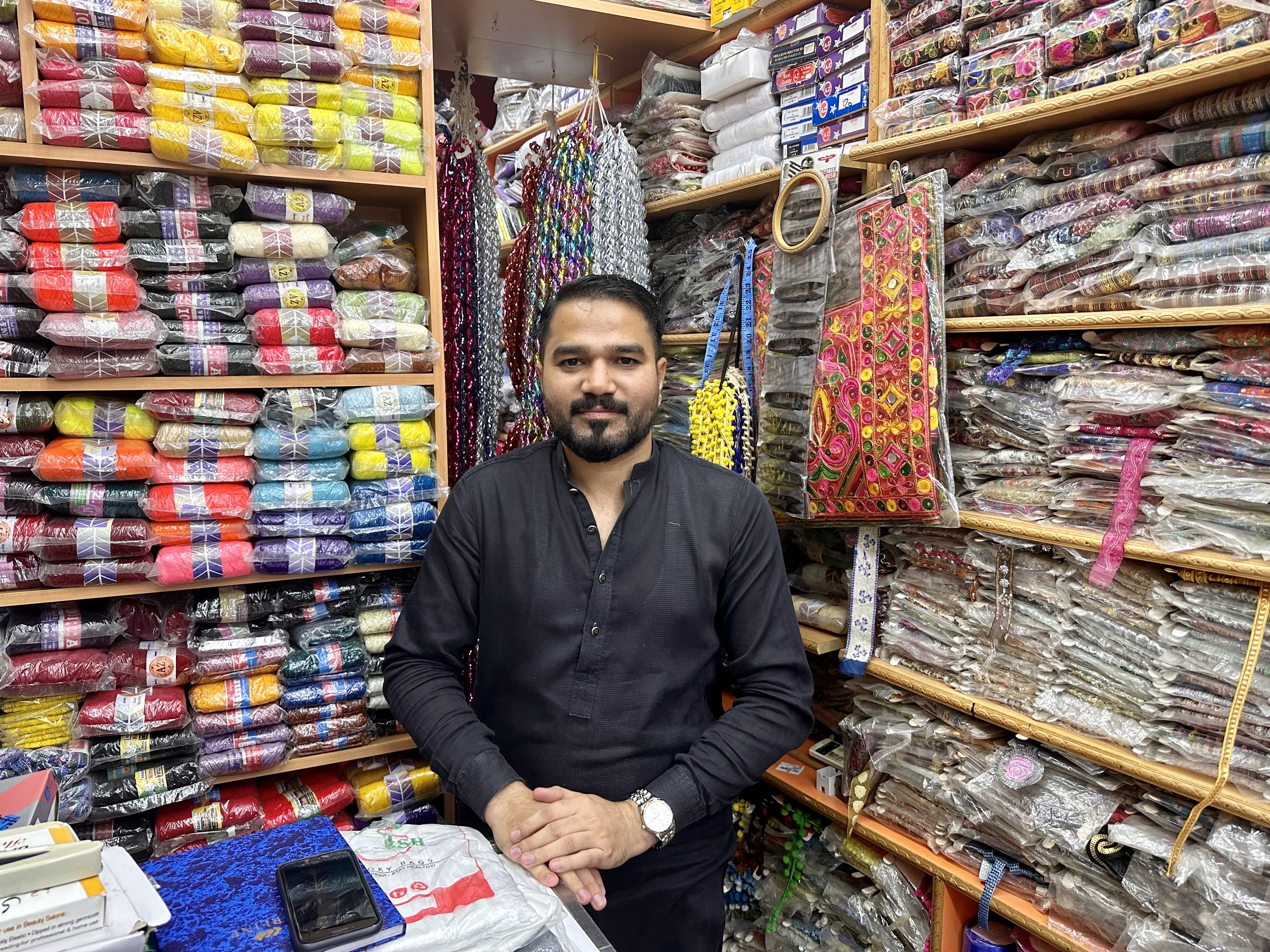 Shazad bought his shop just under two years ago