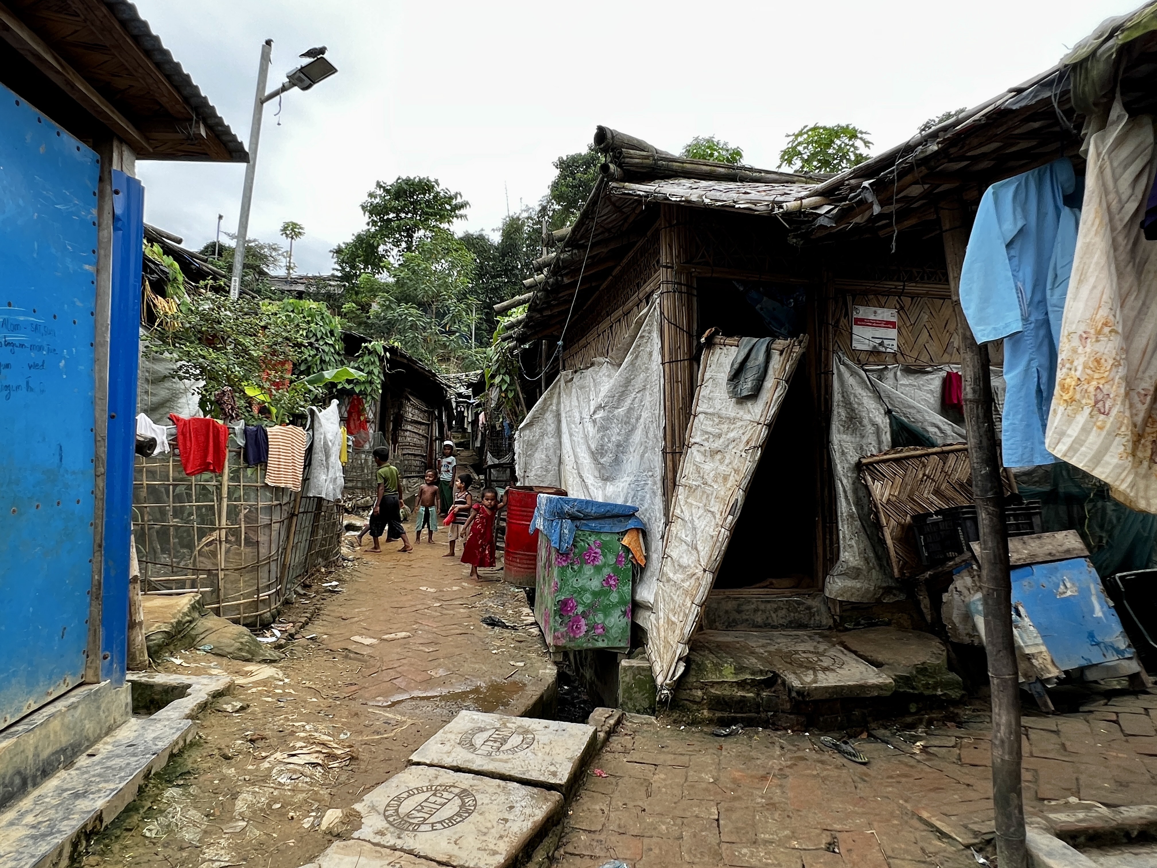 Camp life in Cox's Bazar