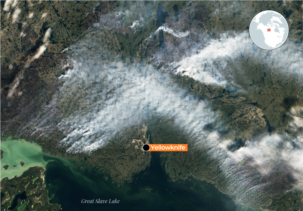 INTERACTIVE Canada yellowknife fire-1692790036