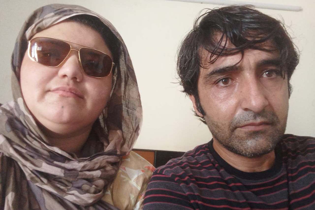 Khatera and her husband