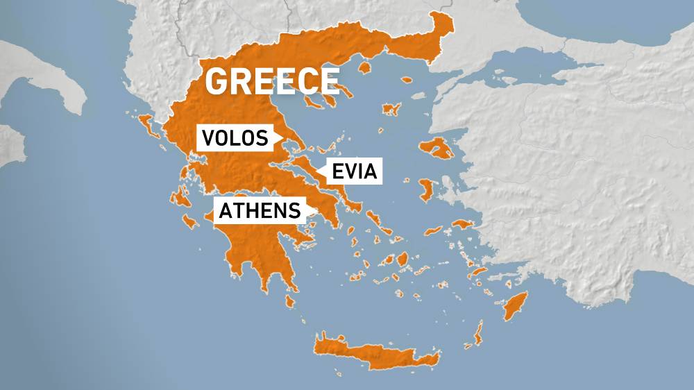 Map of Greece