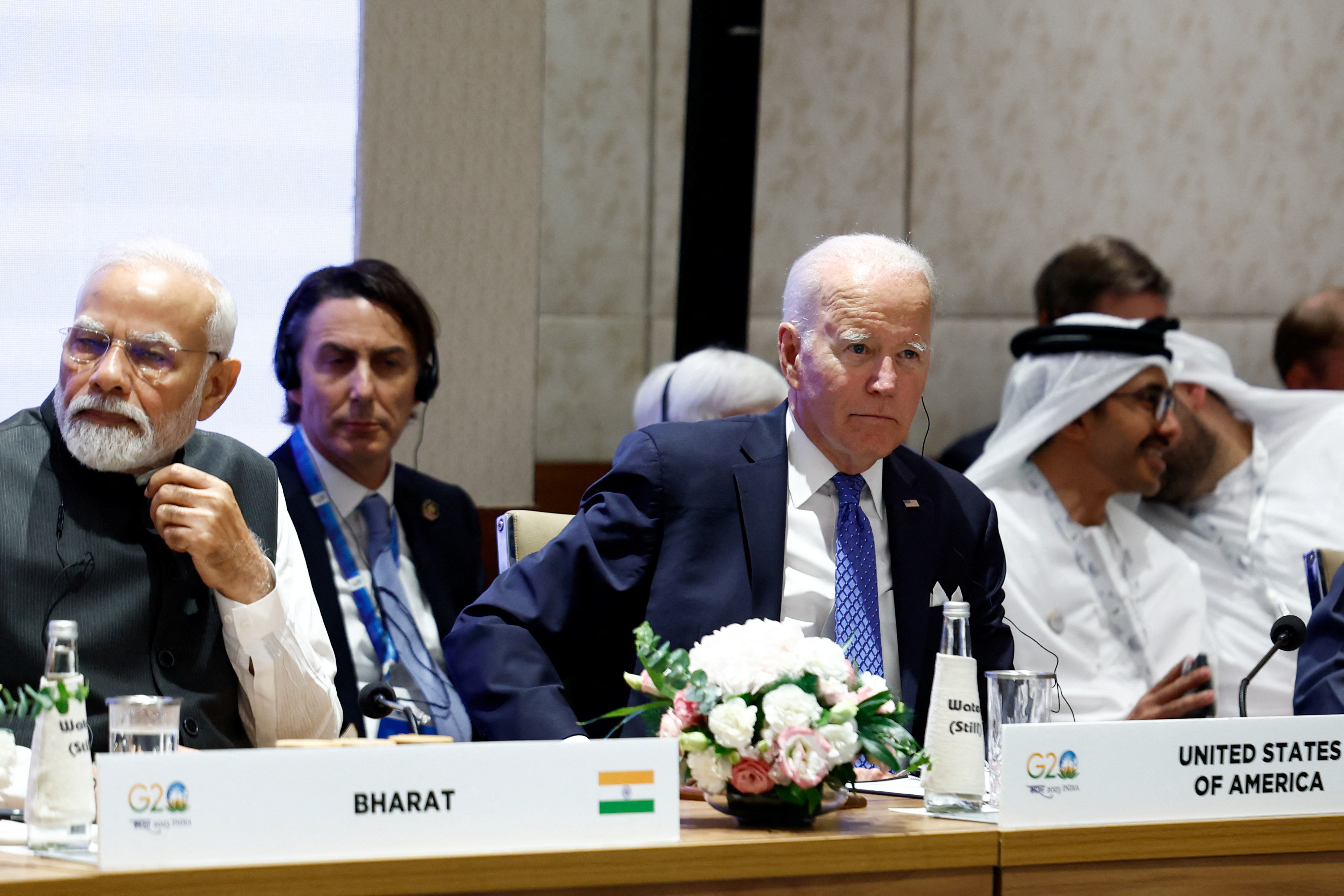 U.S. President Joe Biden and Indian Prime Minister Narendra Modi