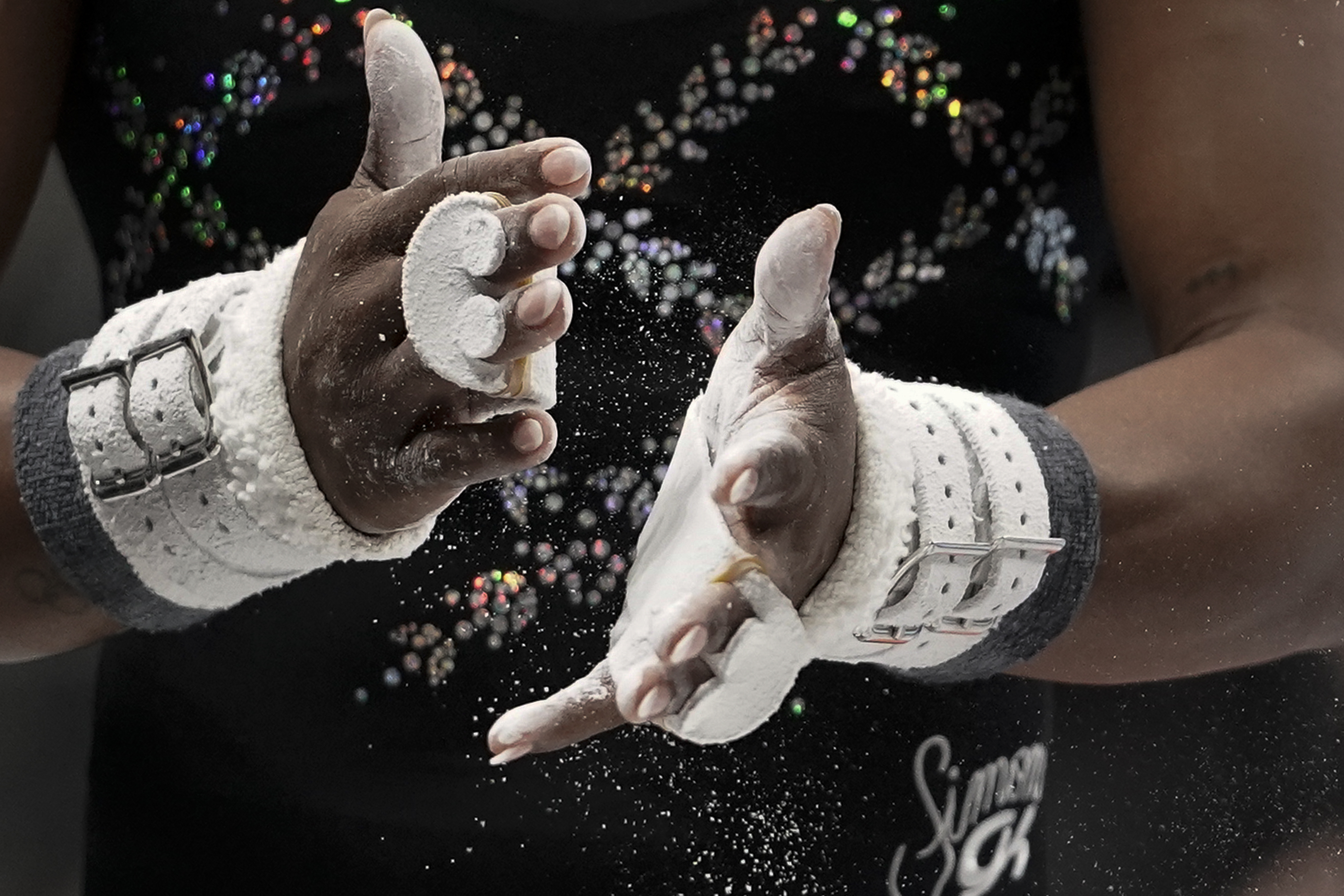 US seven-time Olympic medallist Simone Biles said the video 'broke my heart' [