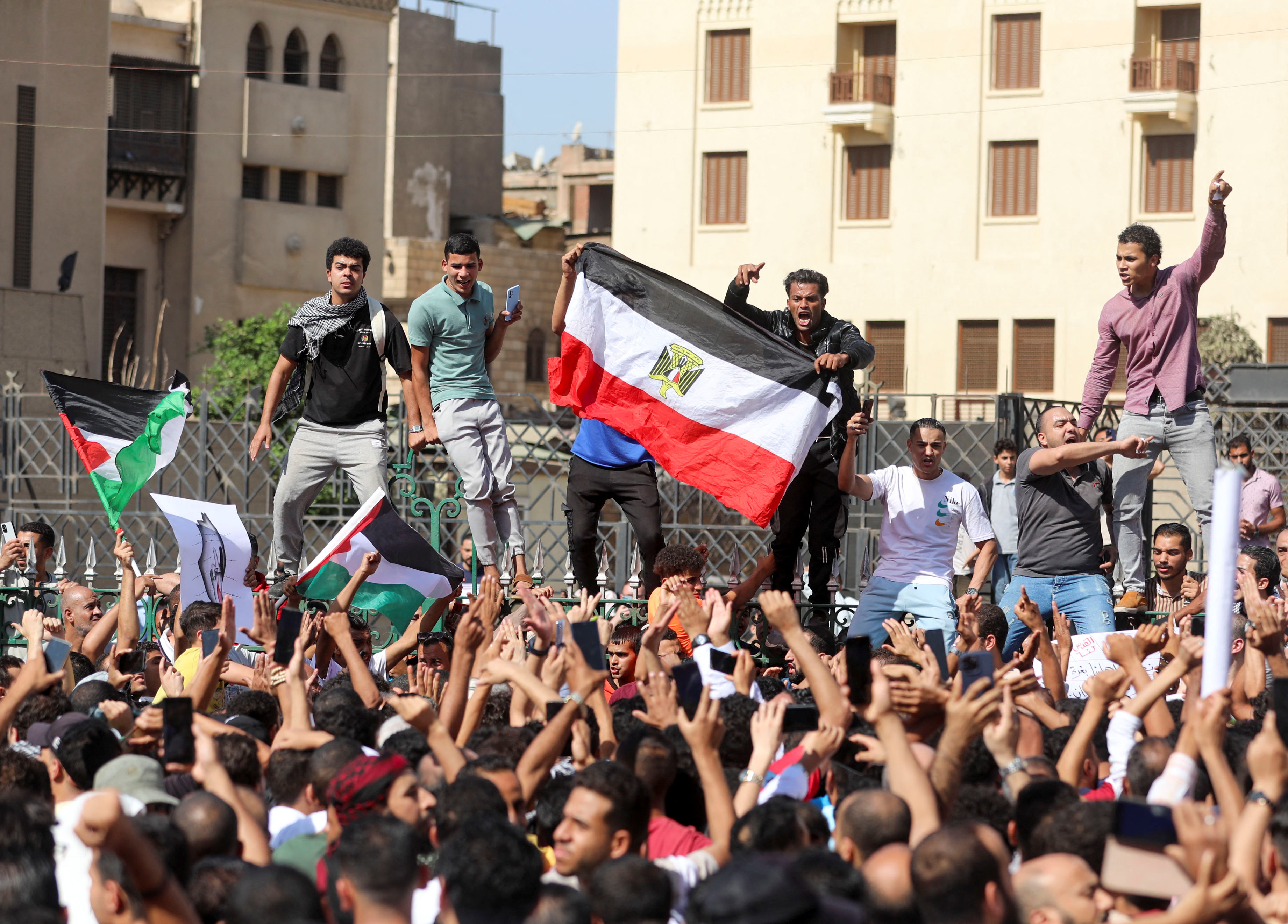 Pro-Palestine rally in Egypt
