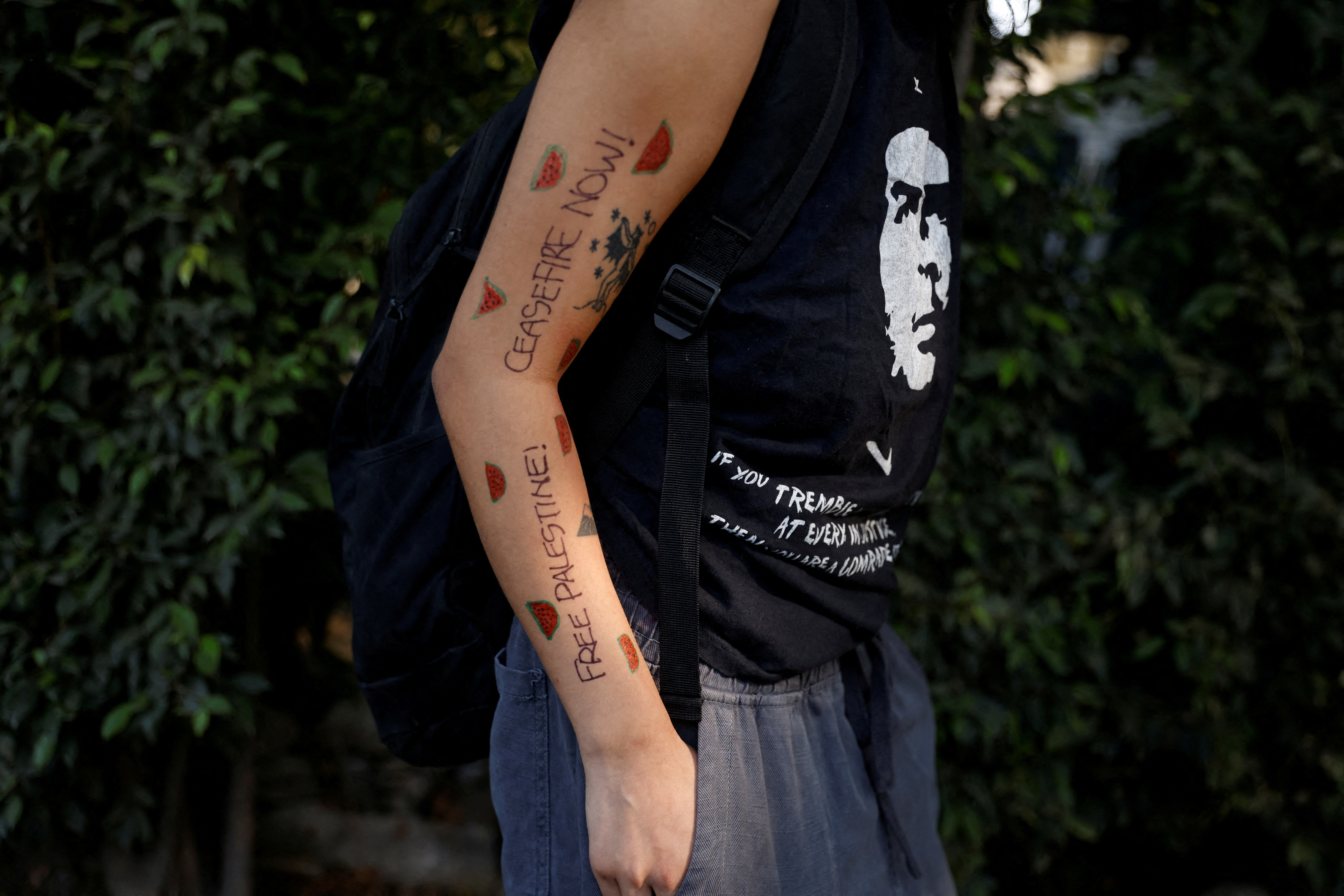 India Israel-Palestine protest