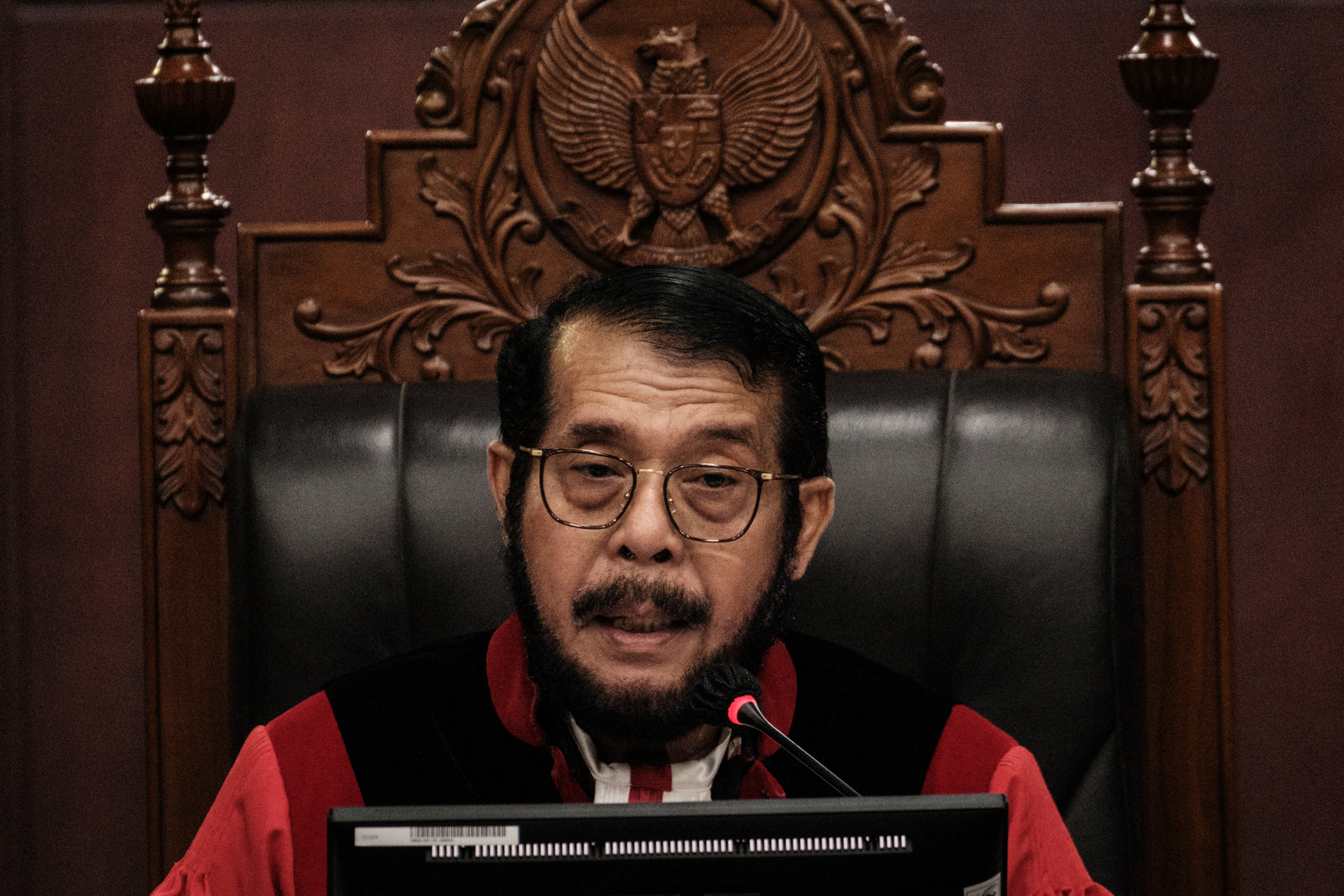 Anwar Usman, the chief justice of the Constitutional Court of Indonesia, is the brother-in-law of President Joko Widodo
