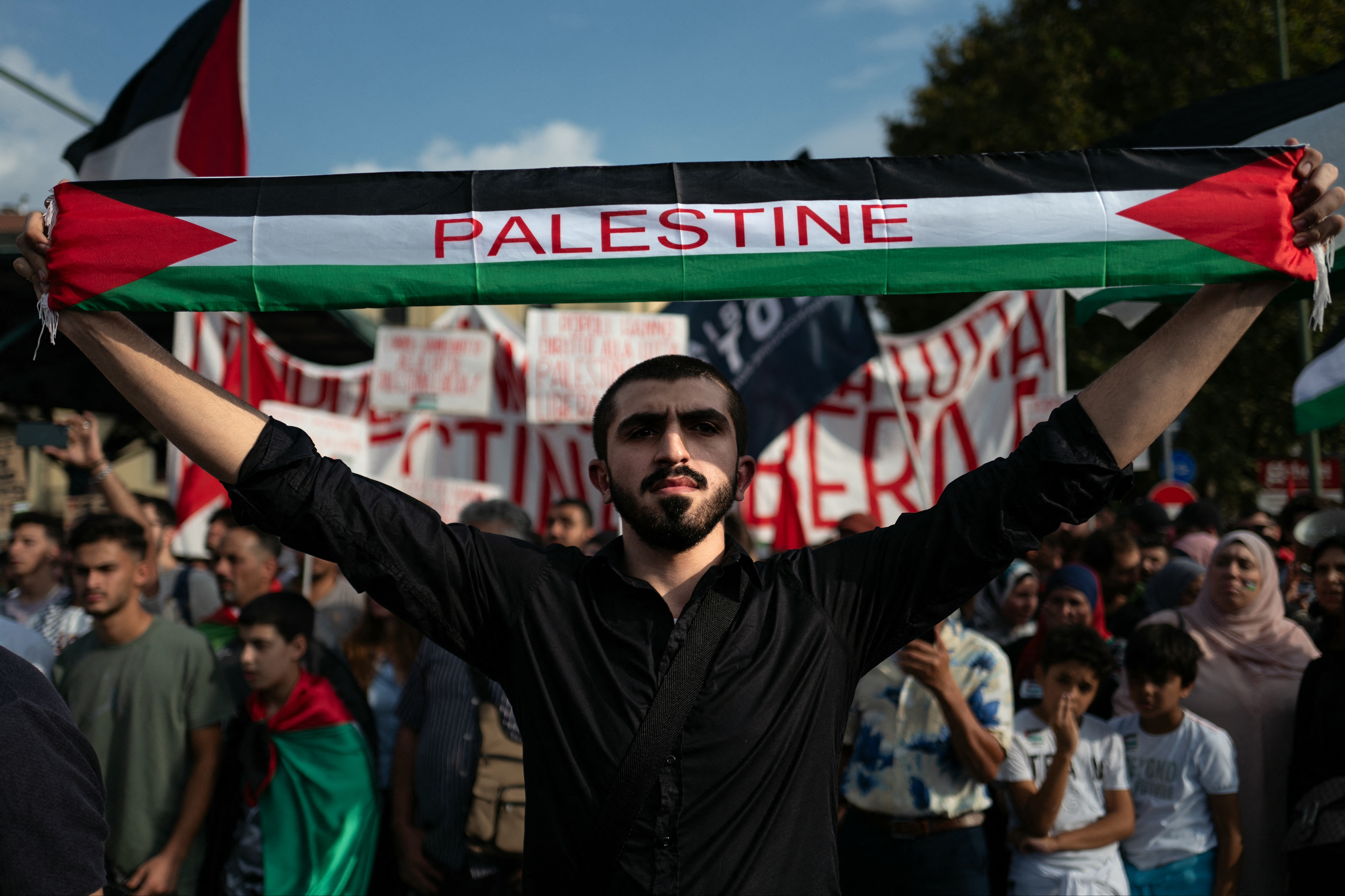 ITALY-PALESTINIAN-ISRAEL-CONFLICT-DEMO