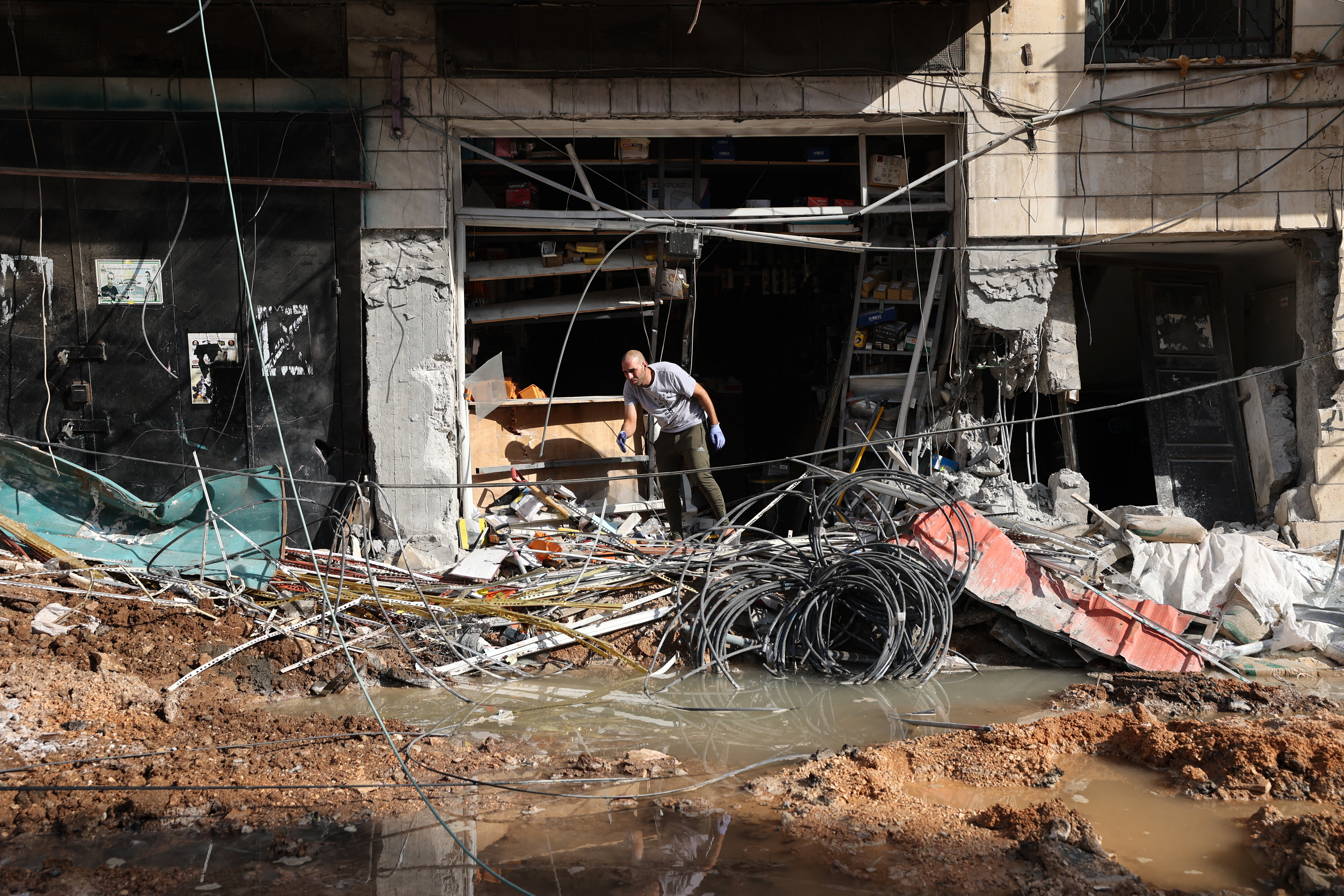 The aftermath of Israeli raids in Jenin