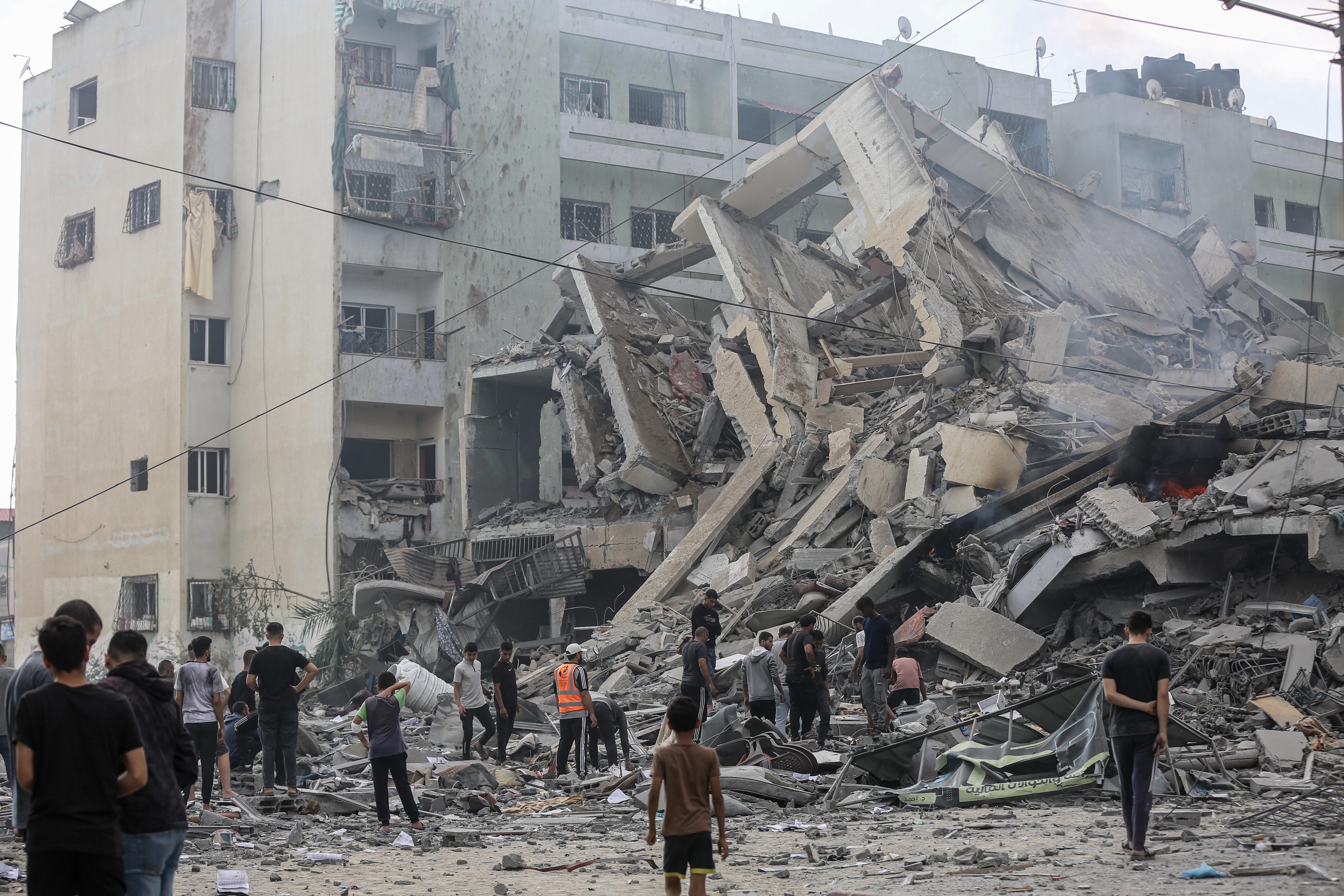 Saqallah family home reduced to rubble