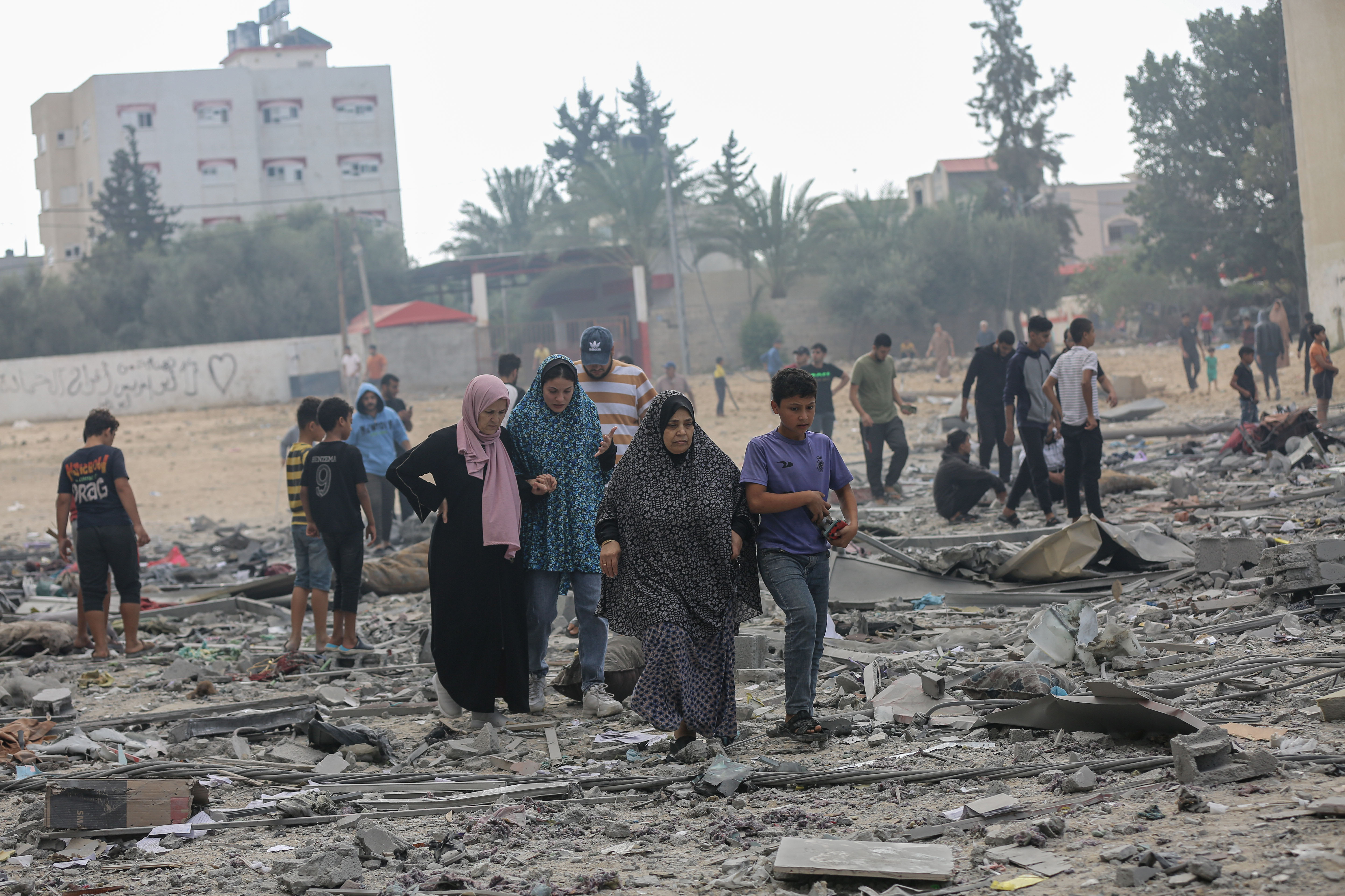 Saqallah family home reduced to rubble