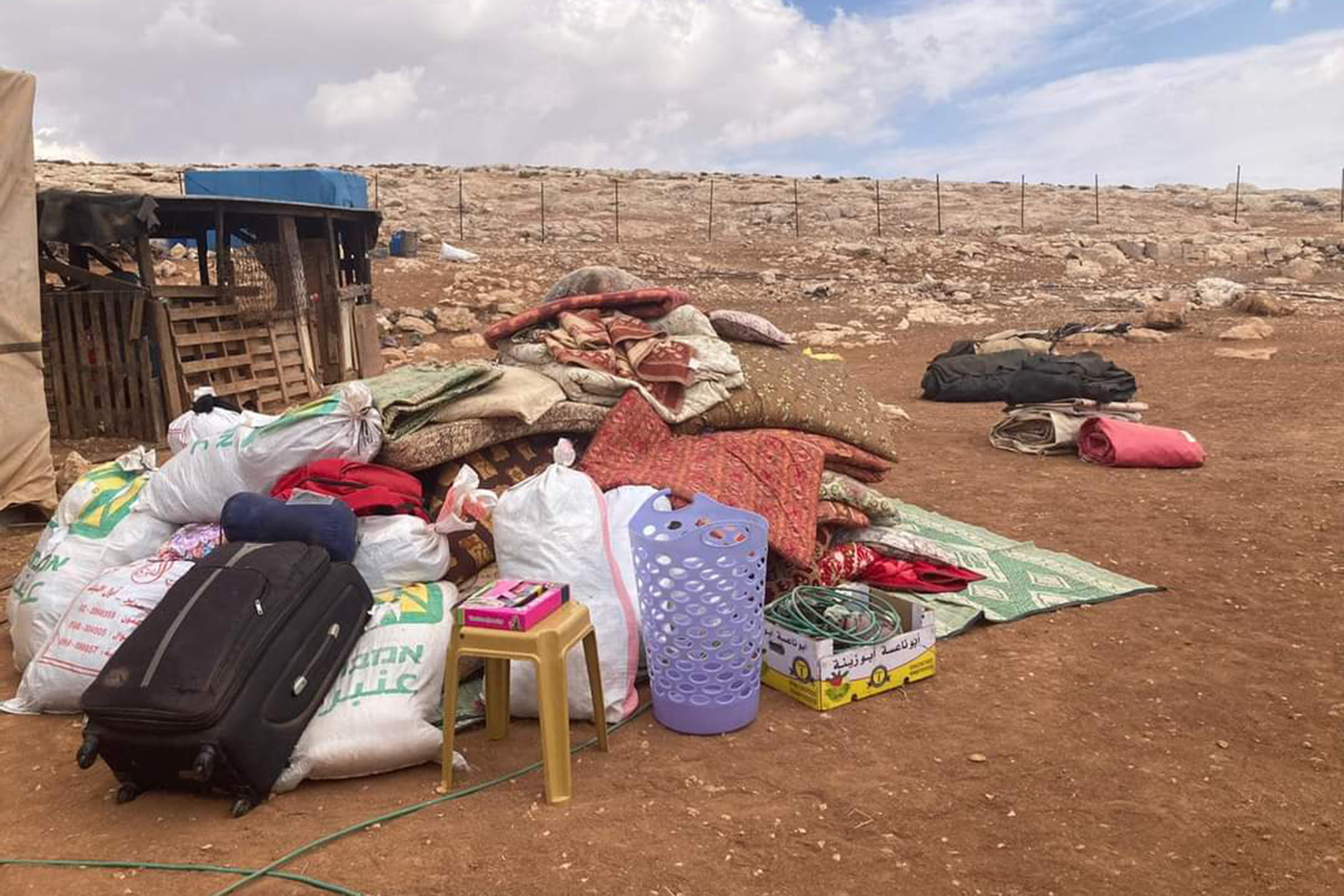 Palestinian Bedouin eviction 