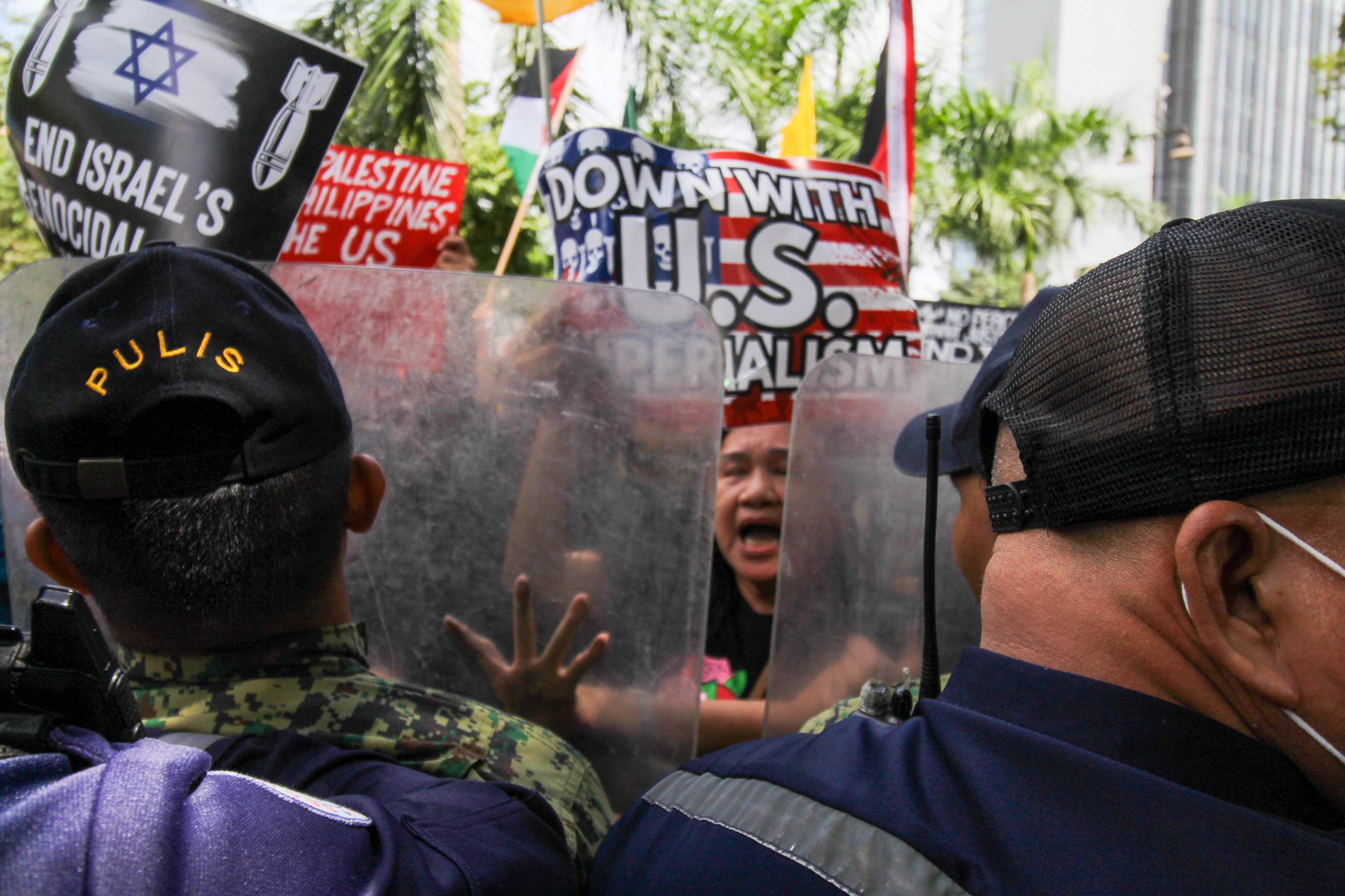 Filipino protest for palestine 