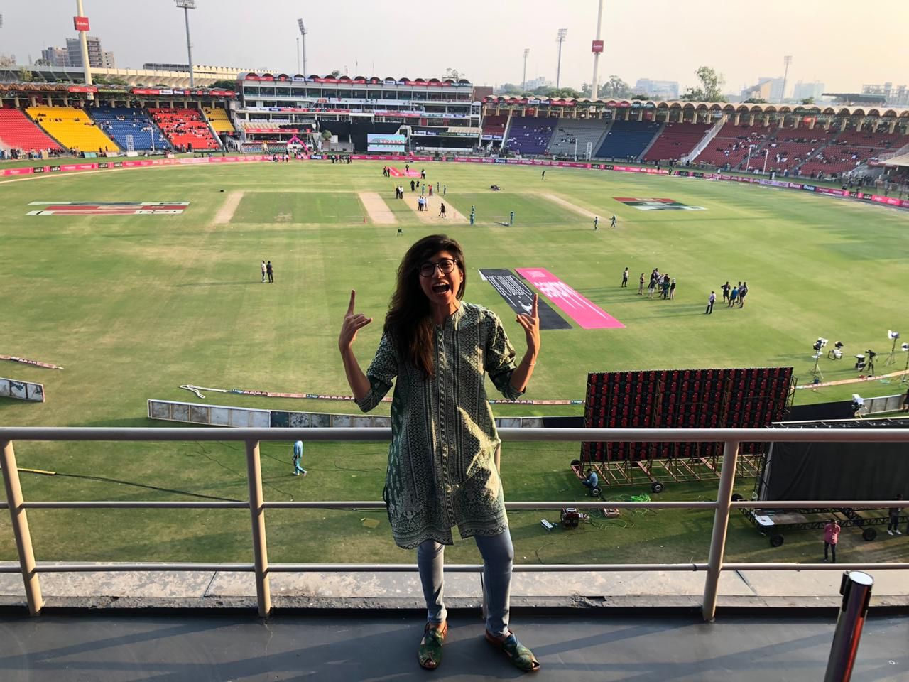 Anam Nadeem stadium