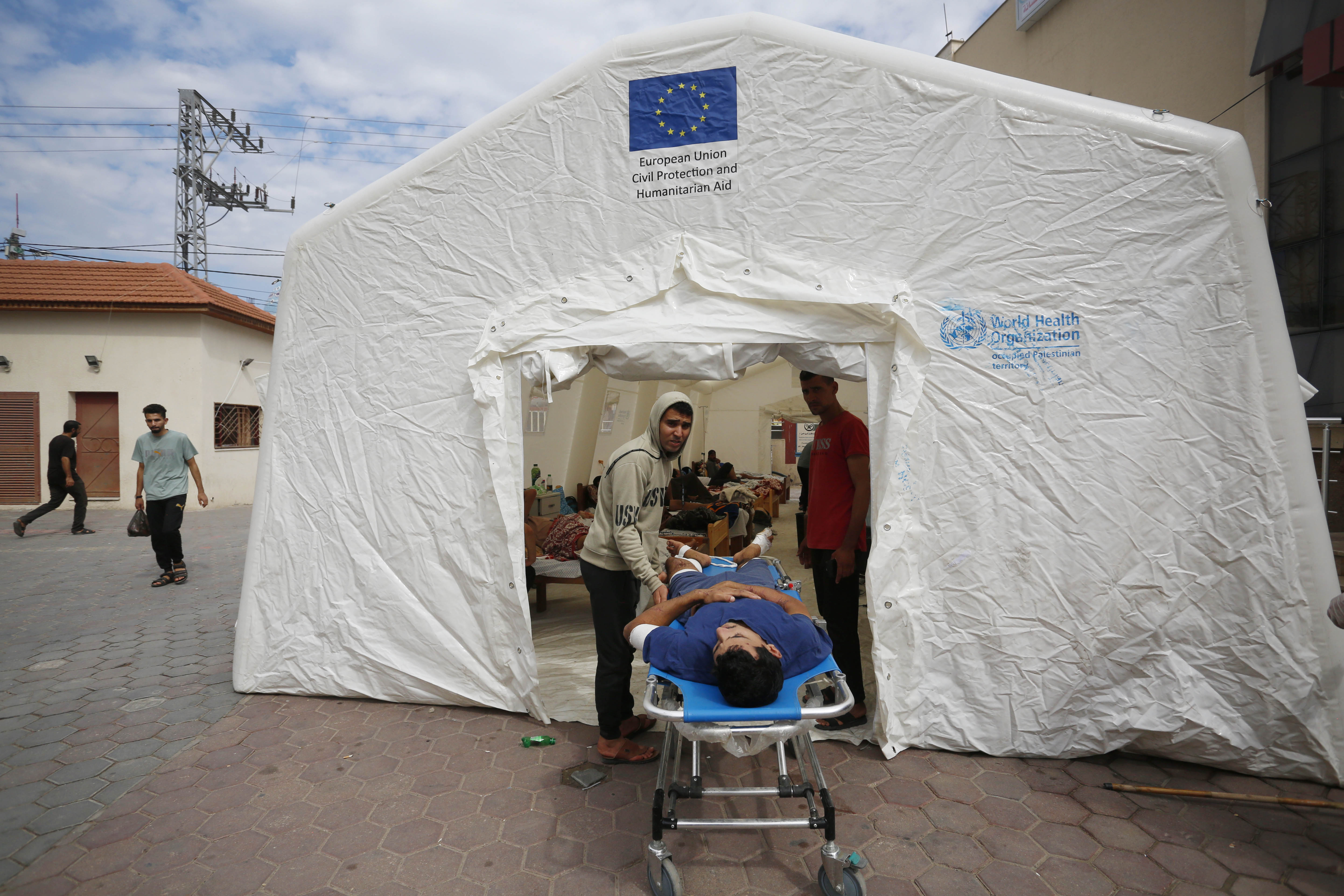 Hospitals have reached maximum capacity and the healthcare system in the Gaza Strip has reached a complete collapse, the health ministry said