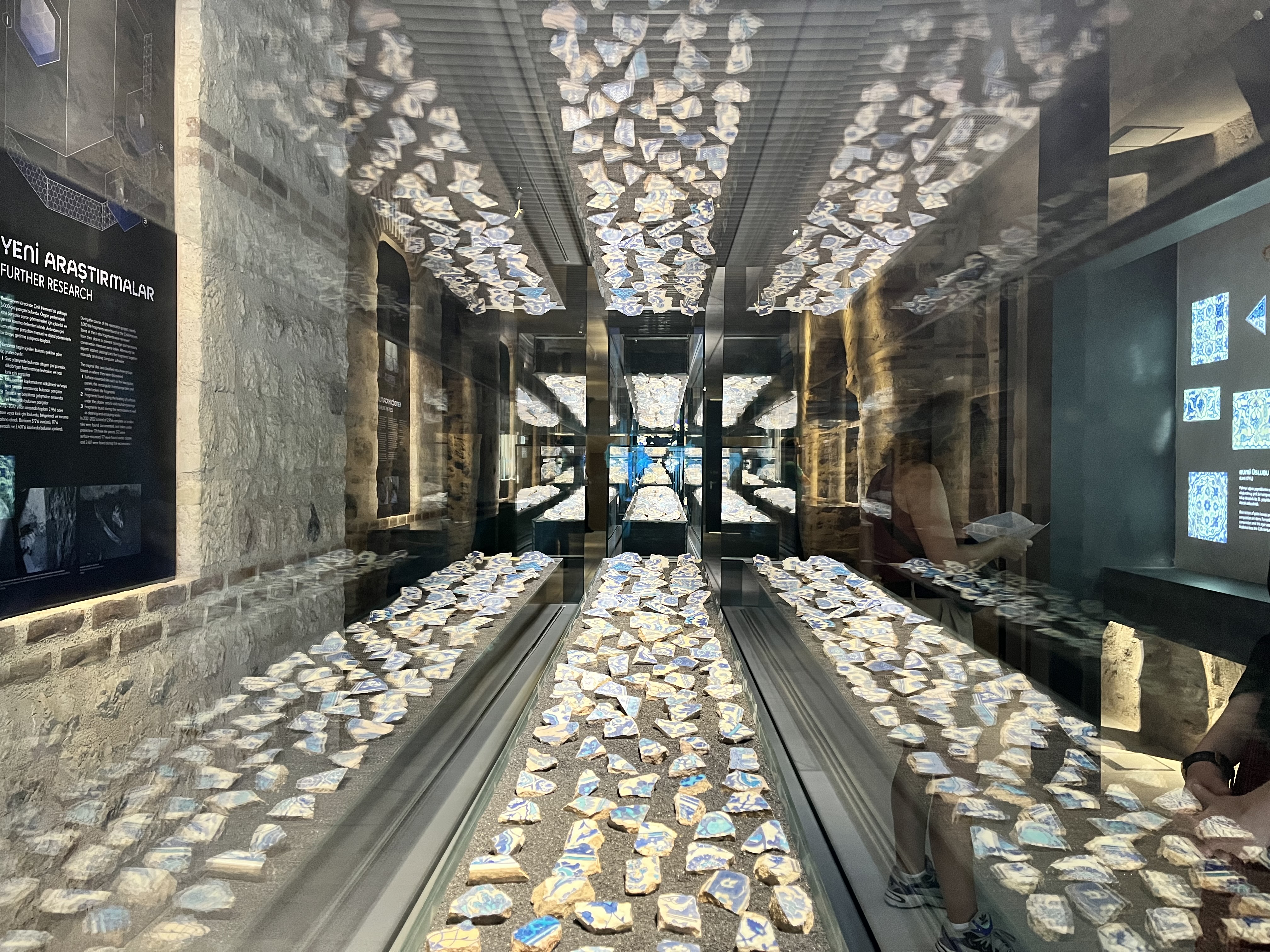 Thousands of Iznik tile fragments were discovered during the 13-year restoration of Cinili Hamam, which now form a key part of the on-site museum's collection #2