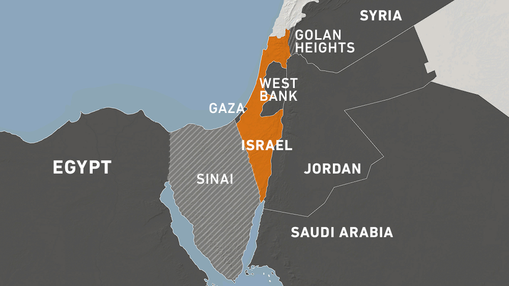 Palestine map