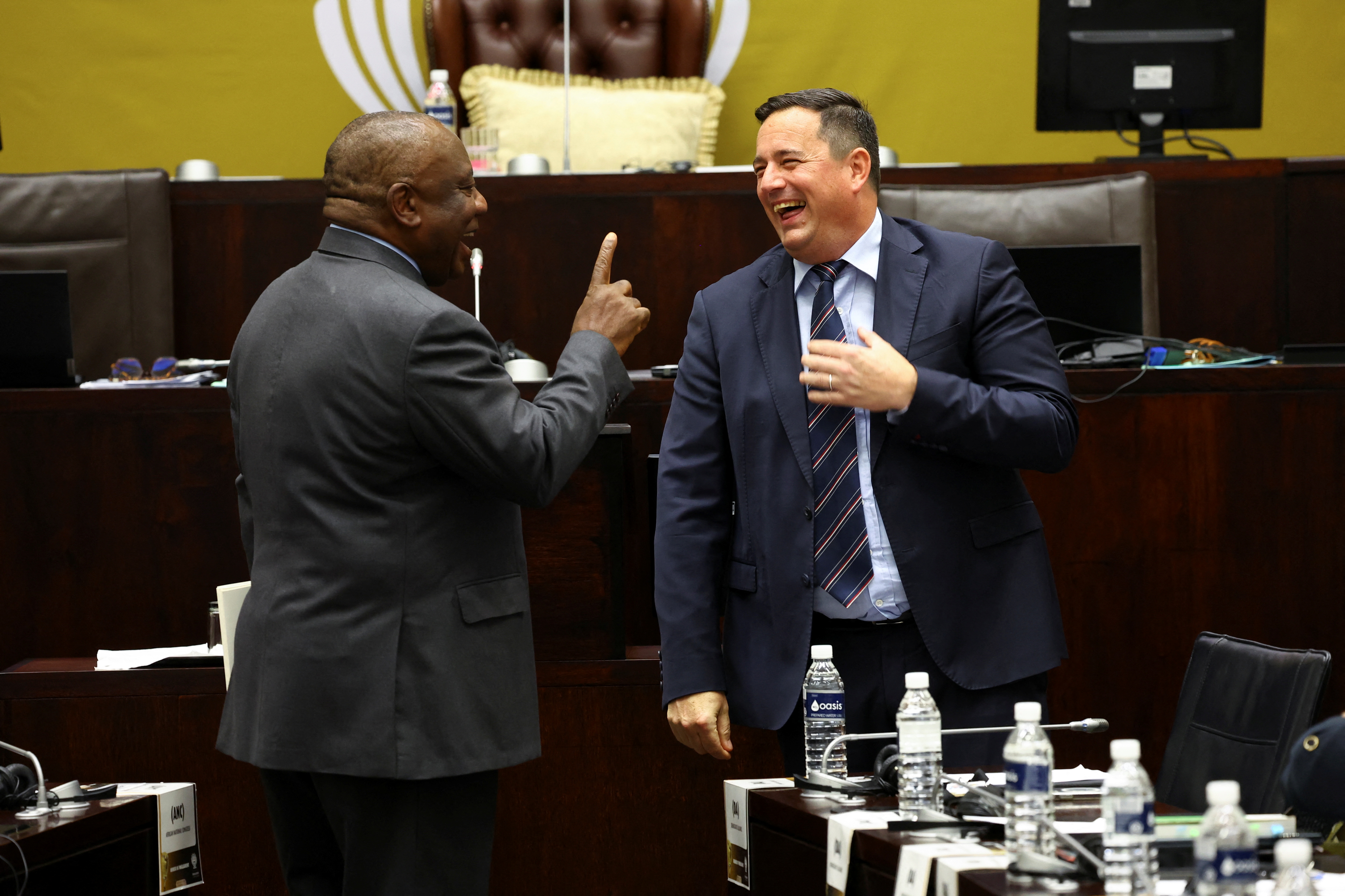 Ramaphosa and Steenhuisen