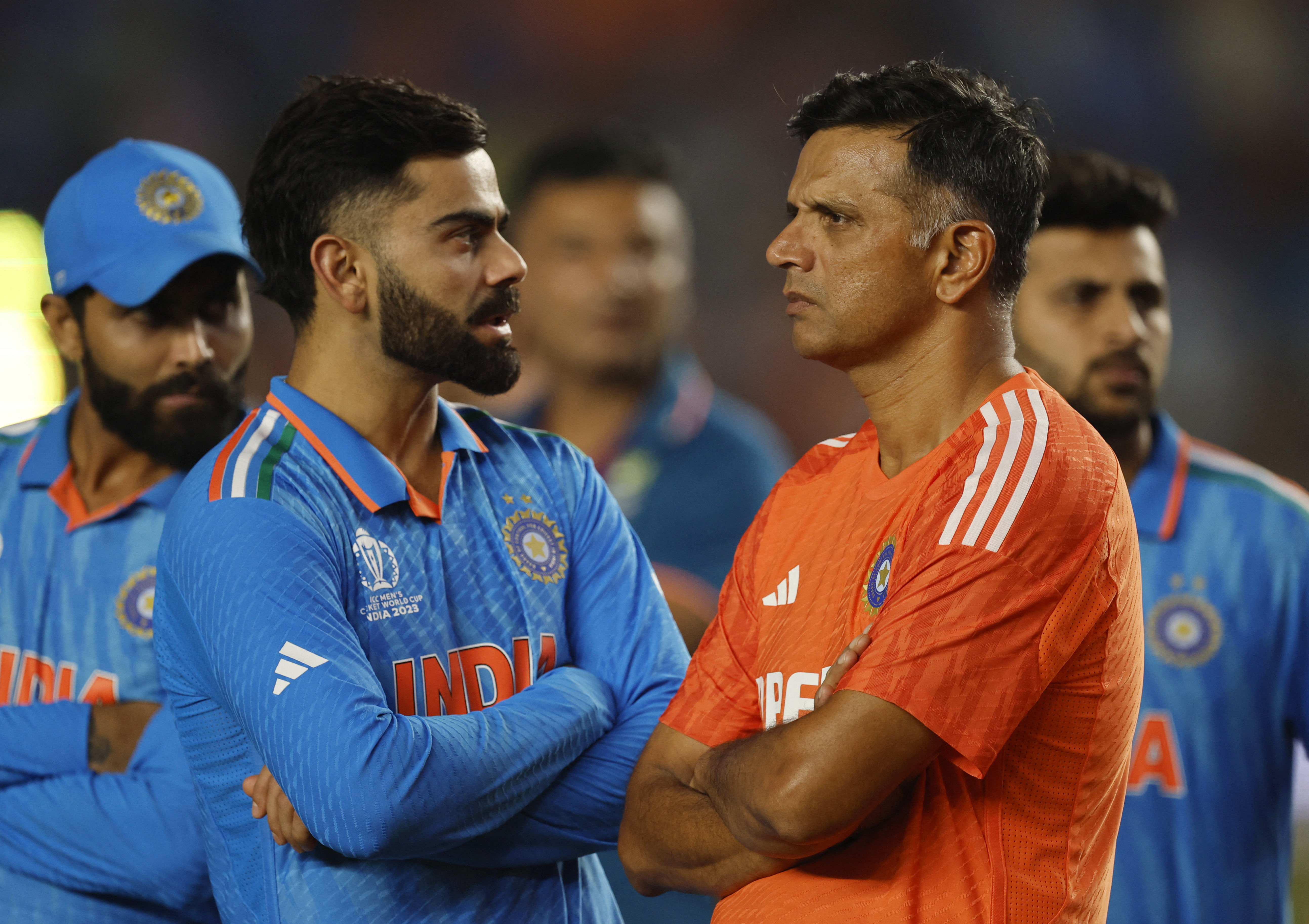 Virat Kohli and Rahul Dravid