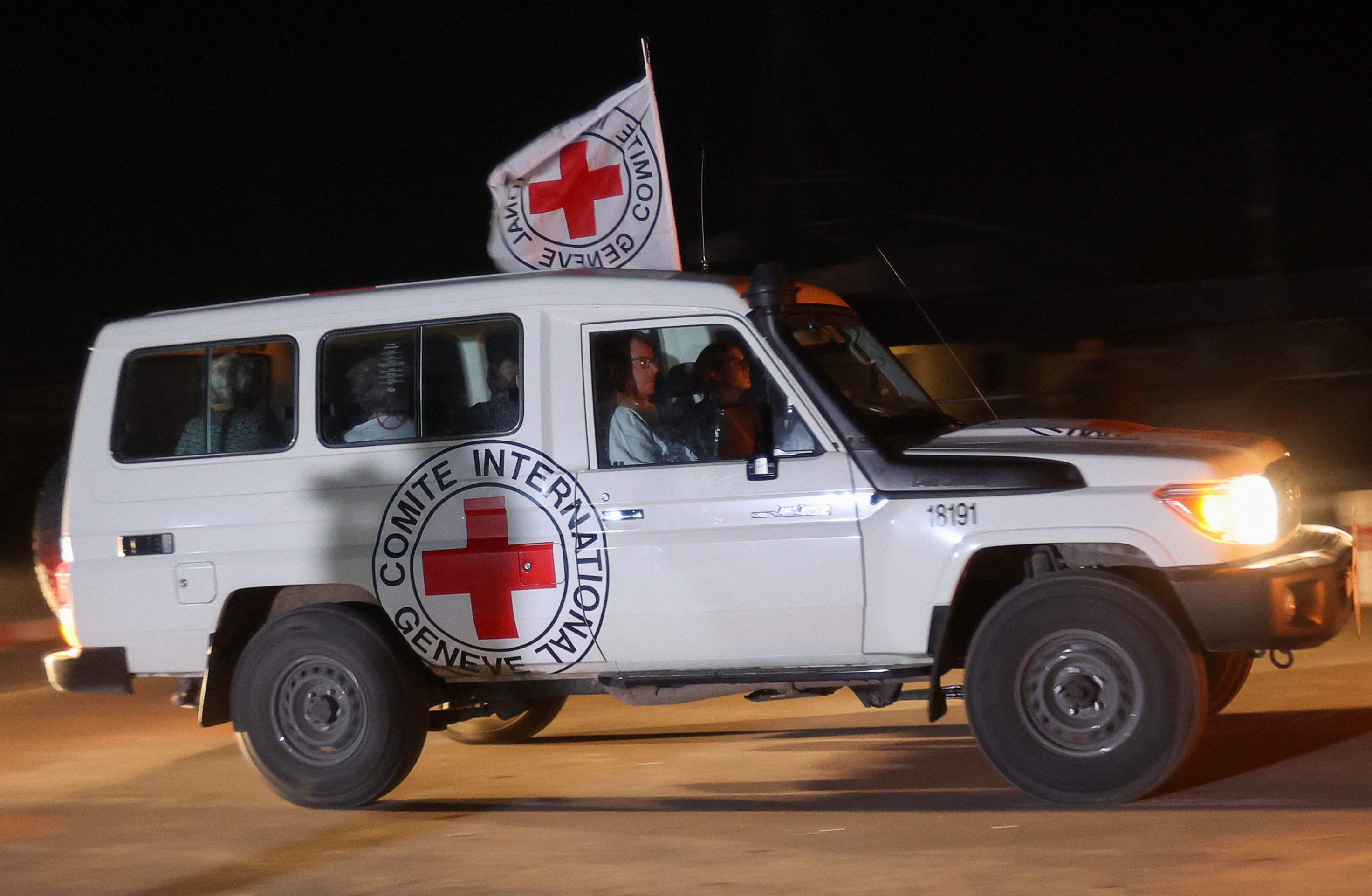 Red Cross vehicle