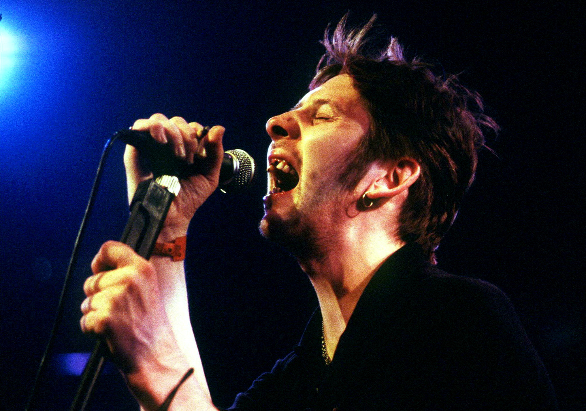 Shane MacGowan during a concert