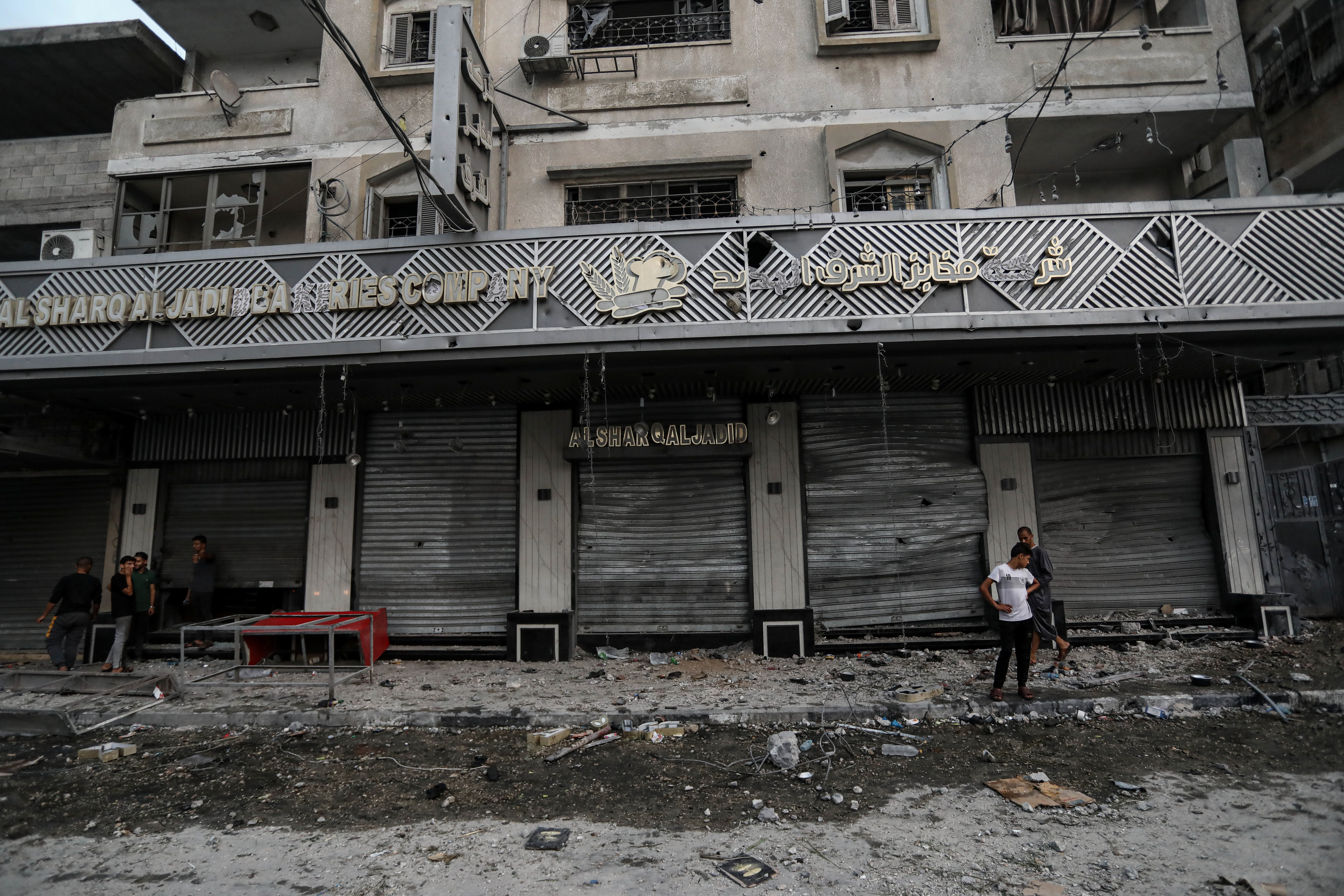 Gaza bakeries detroyed by Israeli strikes