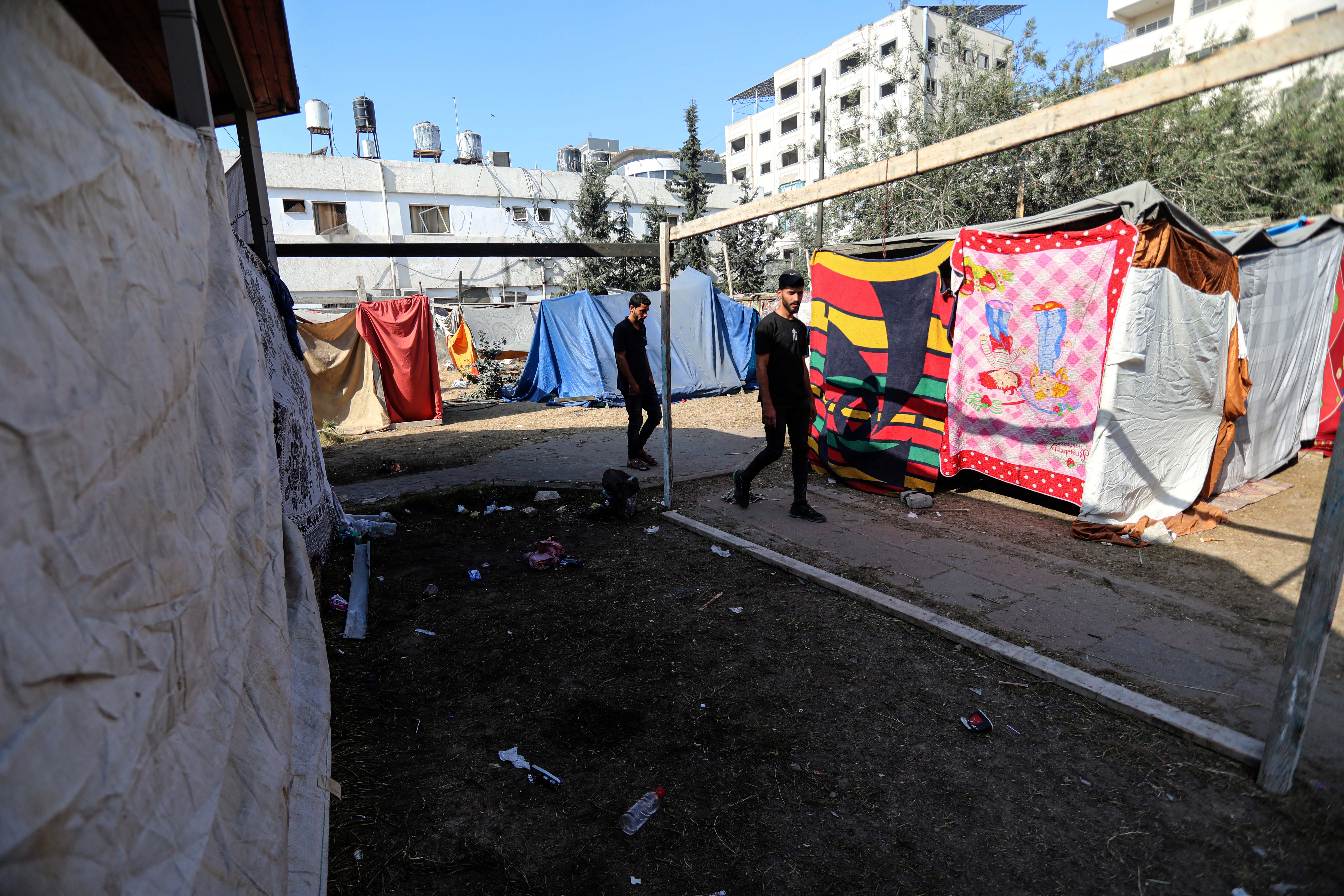 Israeli targeting of the Nassr Medical complex in Gaza city