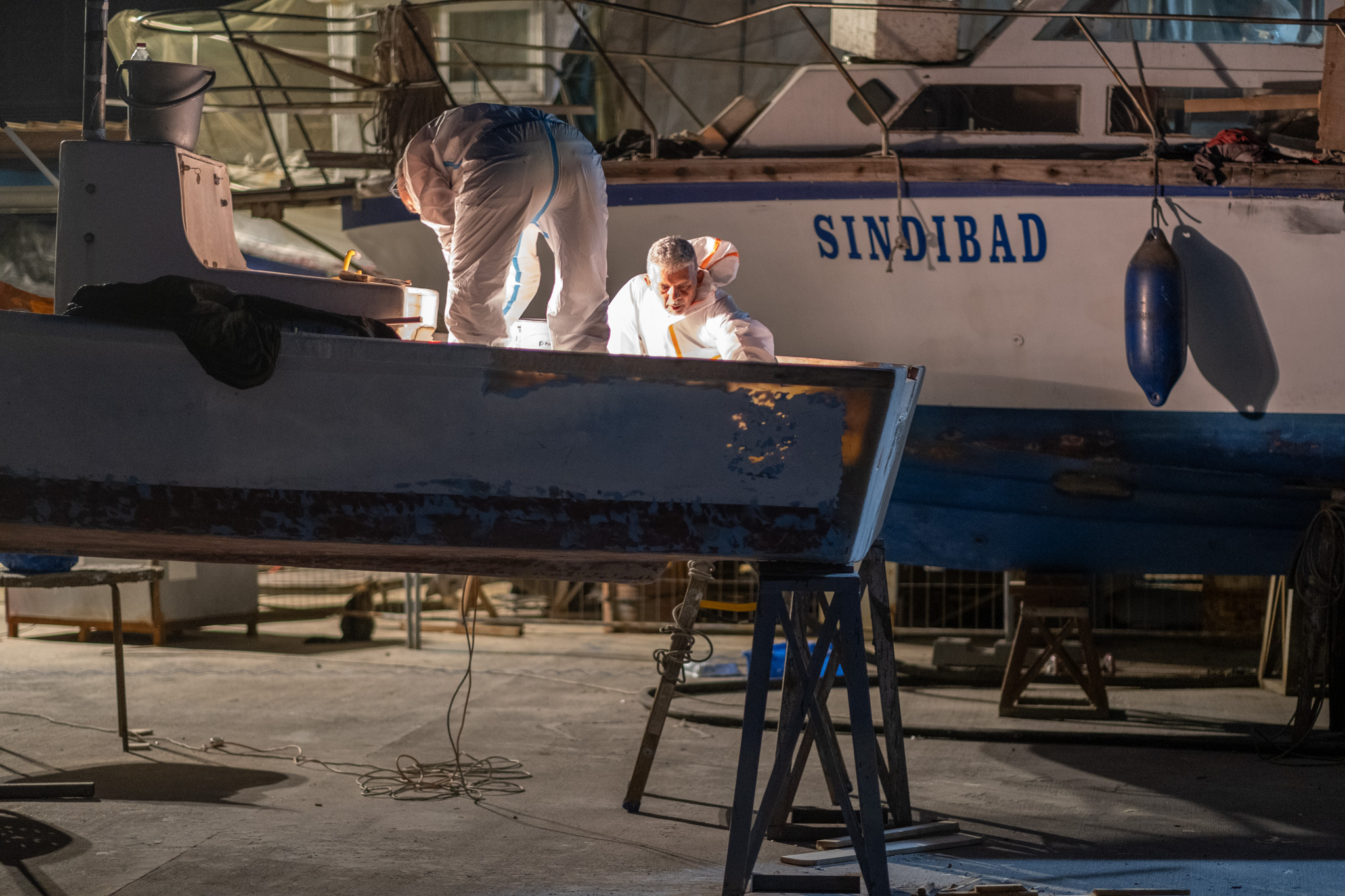 Jaffa, Israel, fishermen