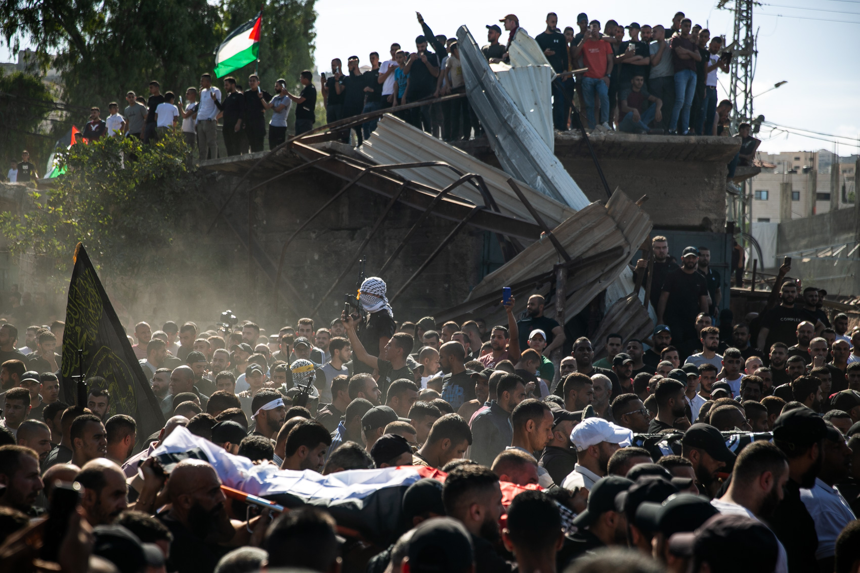 Funeral of a Palestinian fighter in Jenin