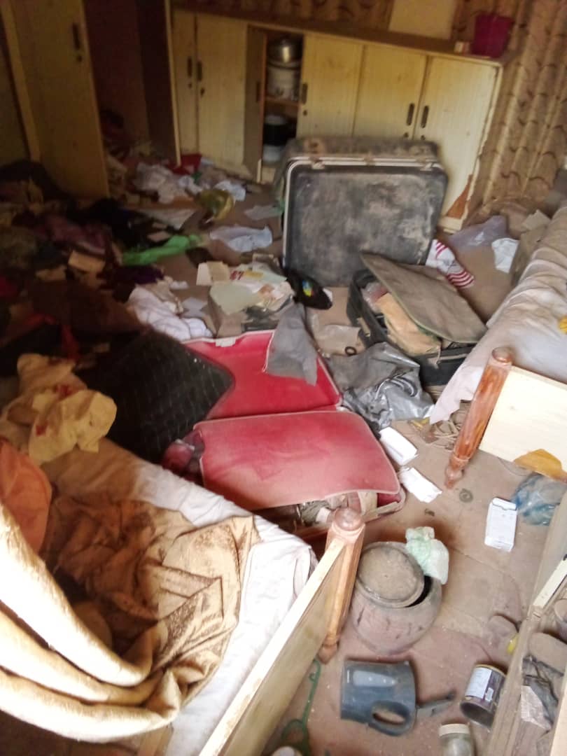 A home looted by RSF in Omdurman, Sudan