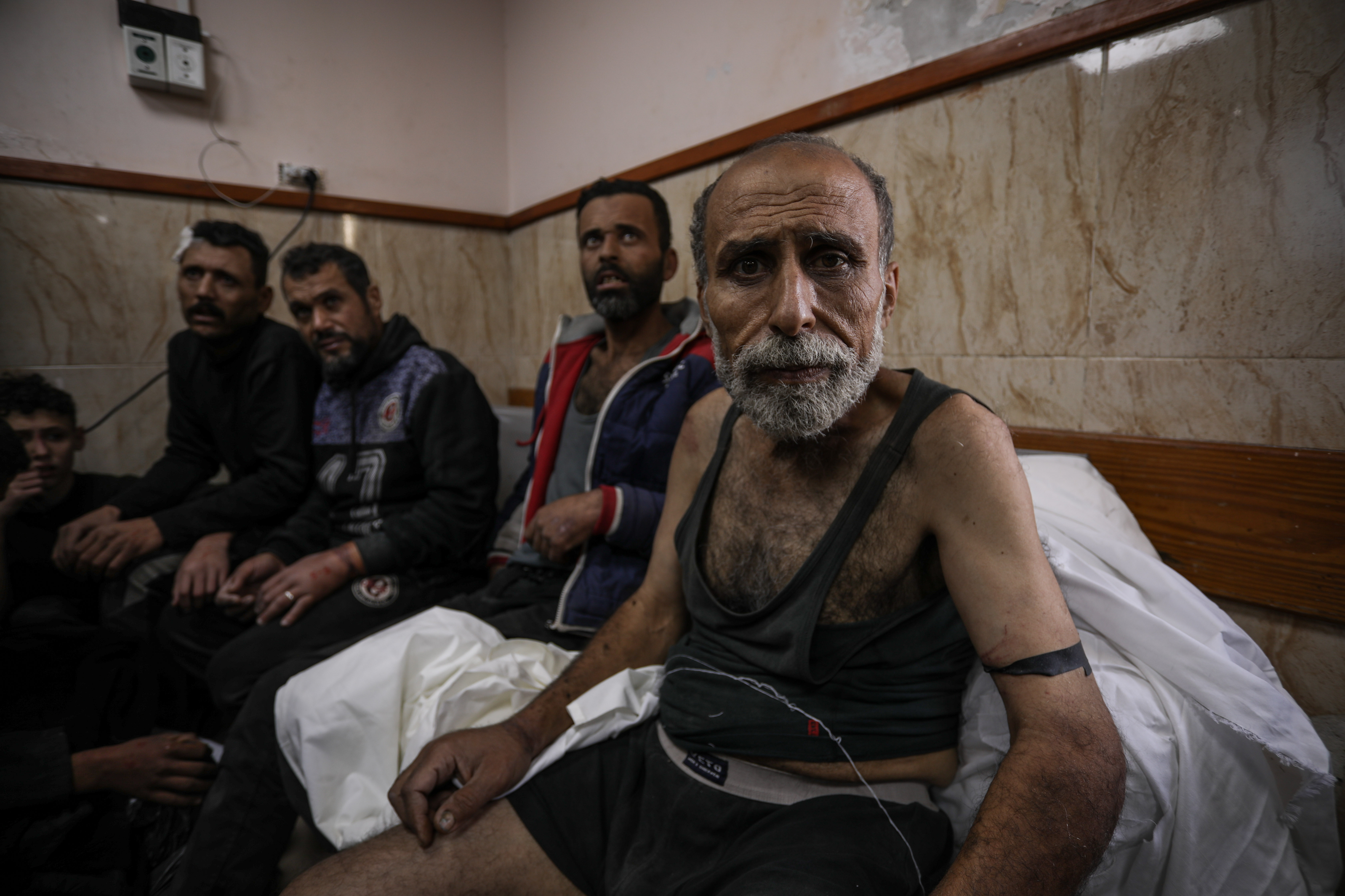 Israeli soldiers released about 10 men they had arrested last Tuesday
