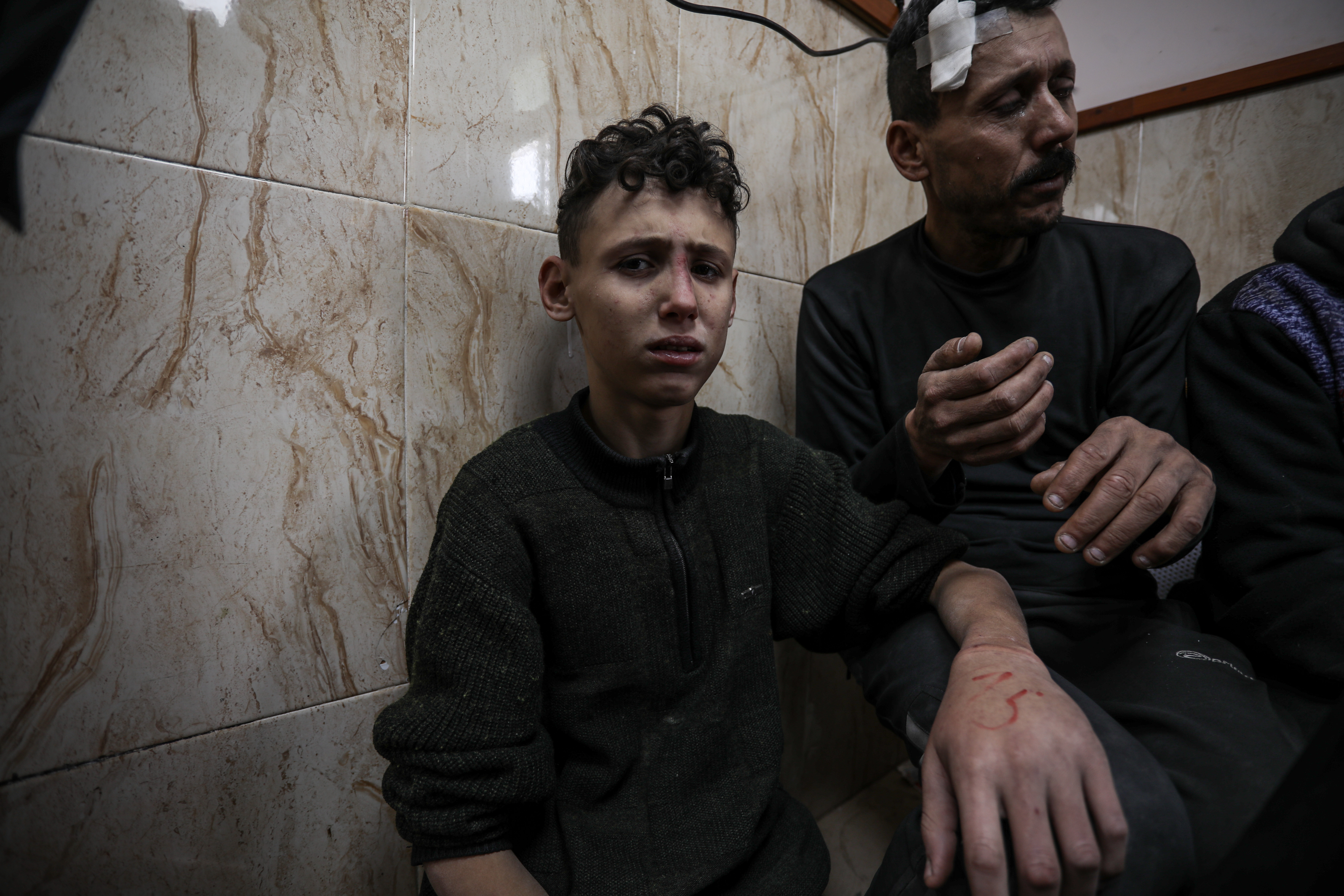 Mahmoud Zindah and his father Nader were among the hundreds of Palestinian men and children arrested, beaten and interrogated for days by Israeli forces