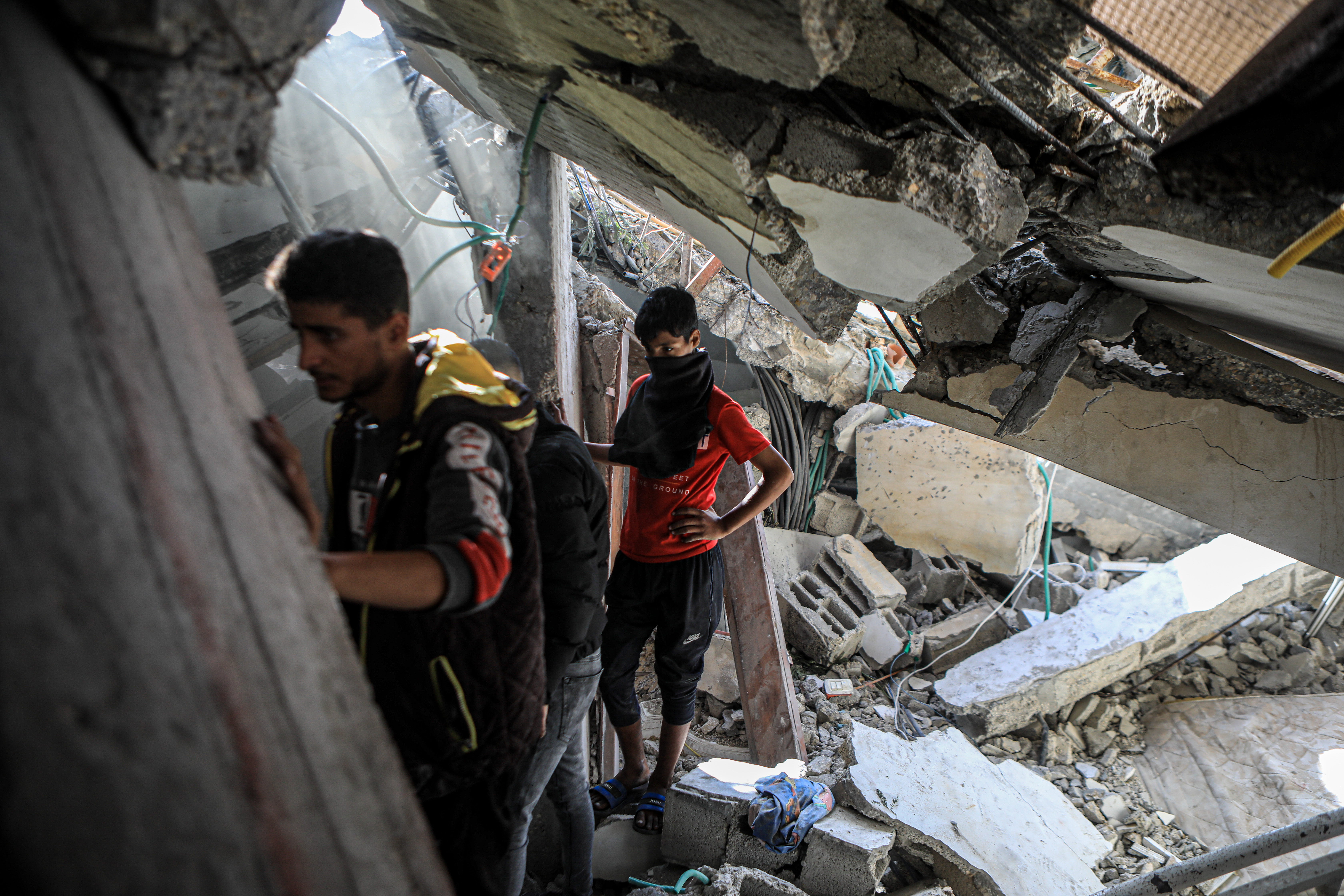 Rafah house targeted in Israeli air attack