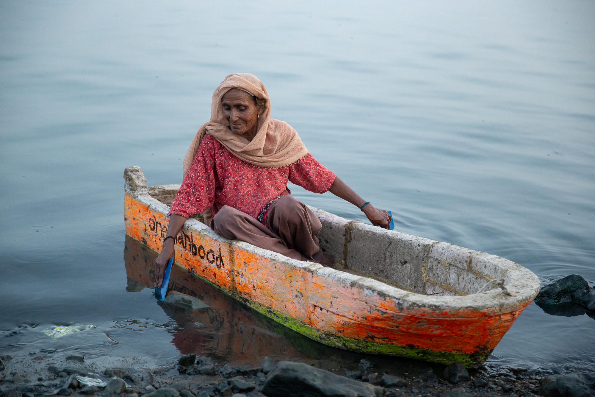 Hakku sets off for a day of fishing