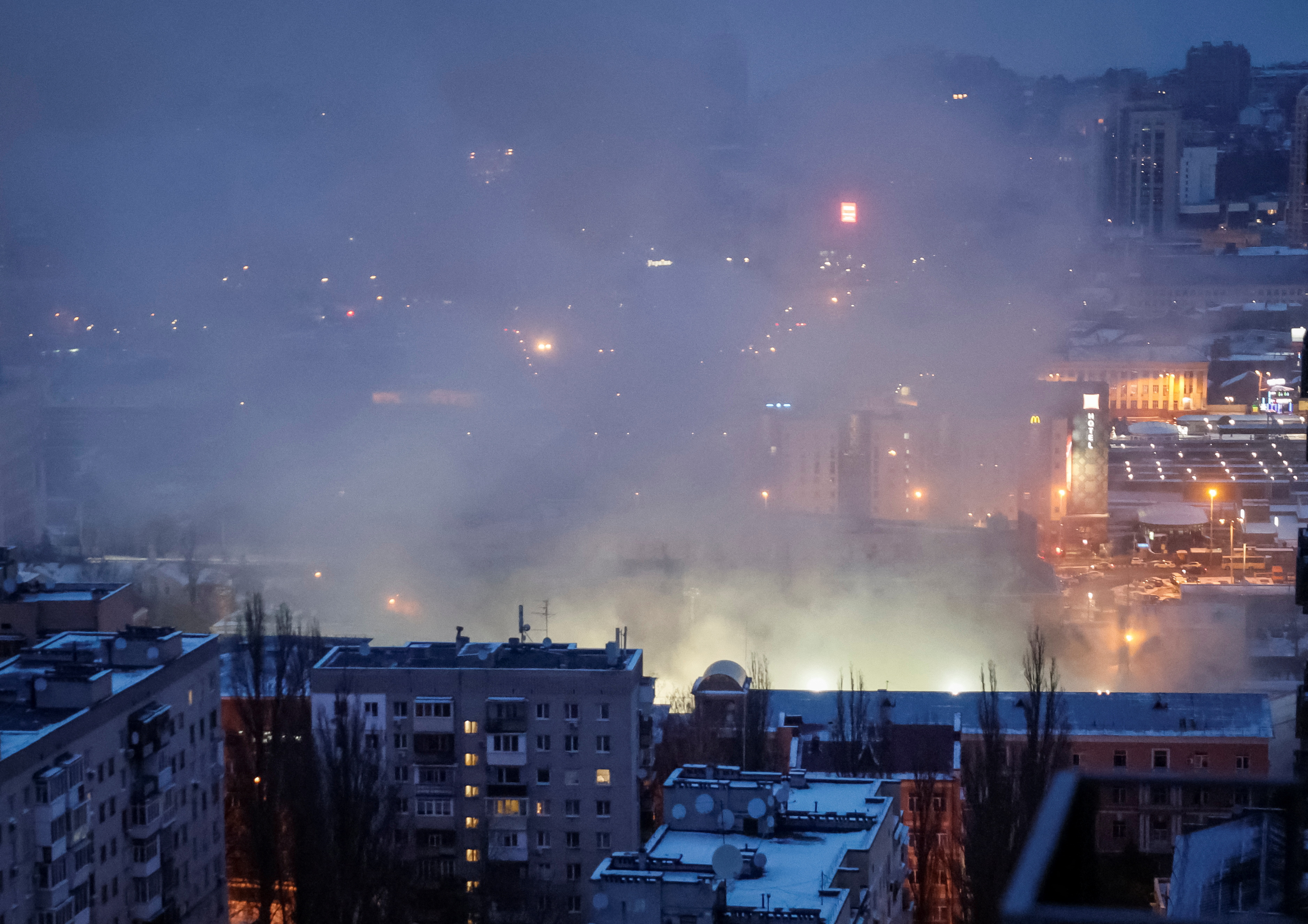 At least 3 killed in attack on Kyiv, Kharkiv
