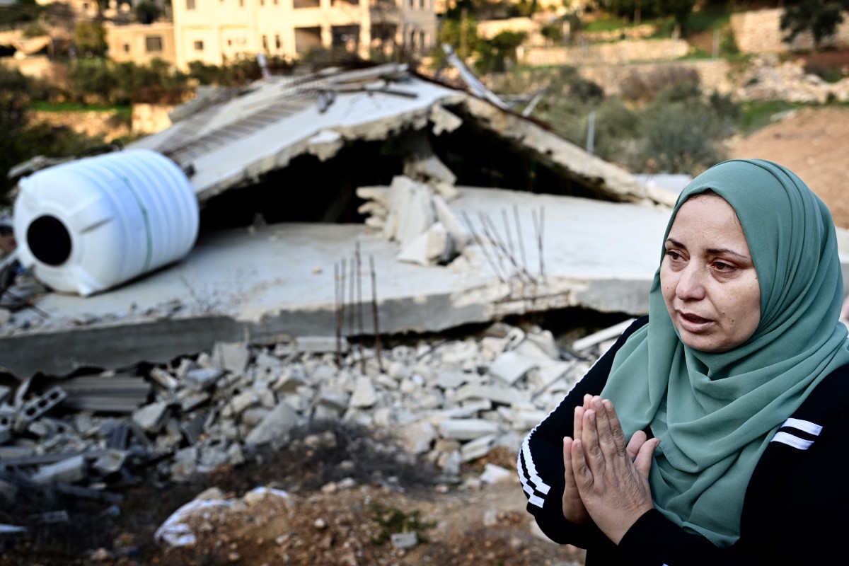 Palestinian villager Ghadeer al-Atrash