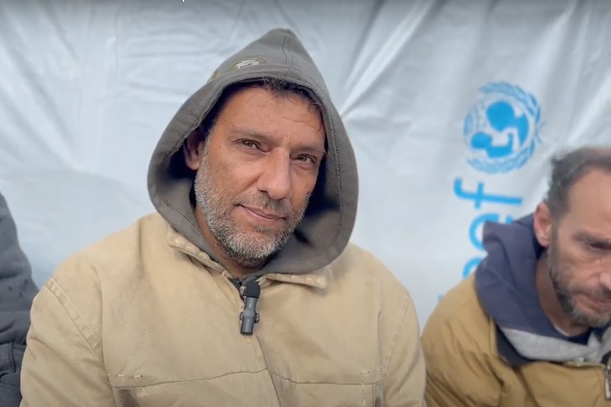 Mohamed-Adel Barbakh talking to Al Jazeera