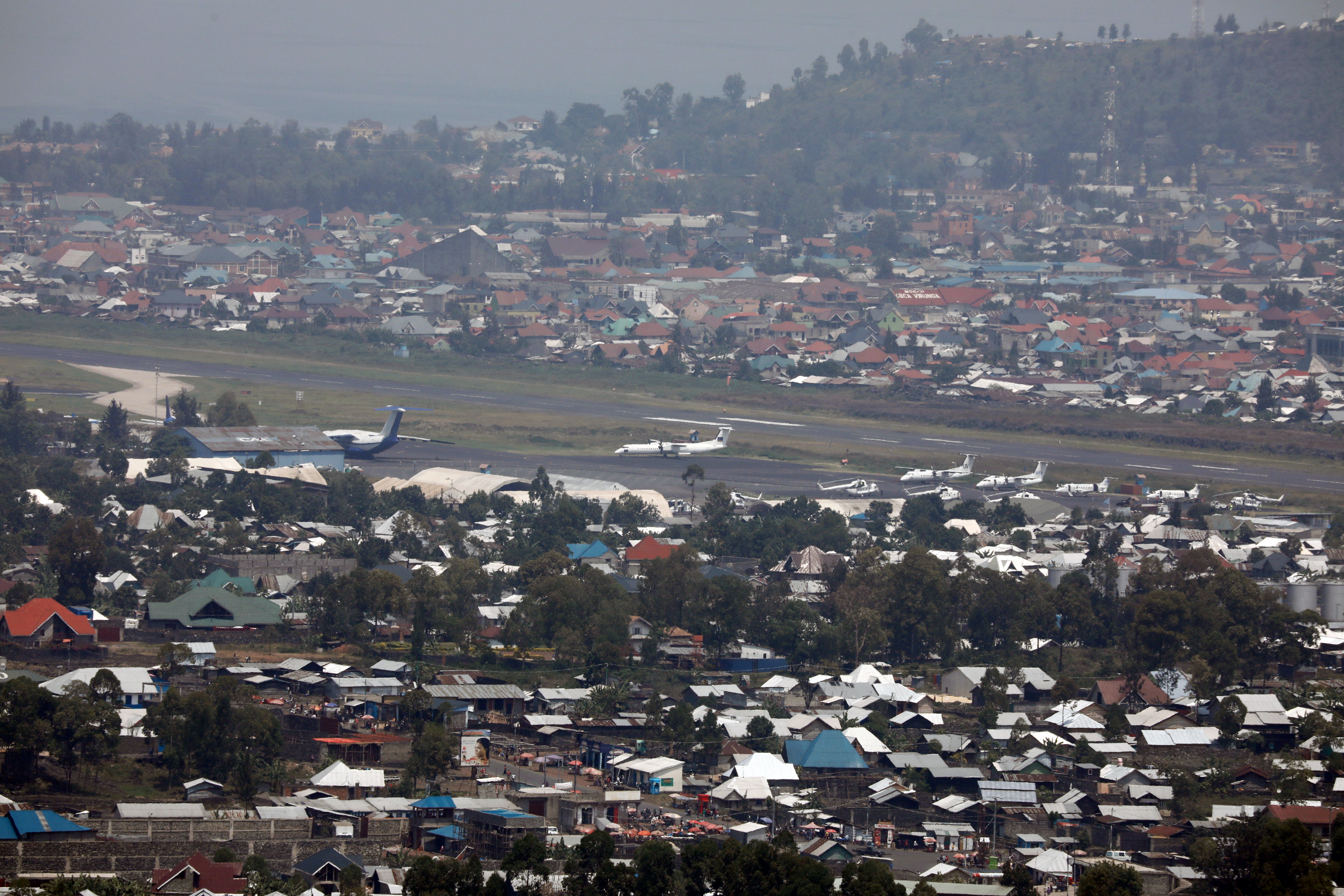 Goma airport, DRC