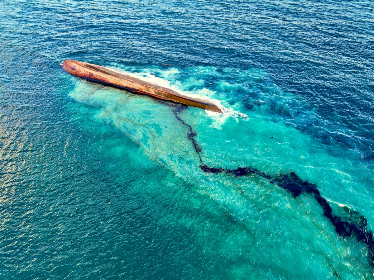 Mystery shipwreck causes disastrous oil spill in Trinidad