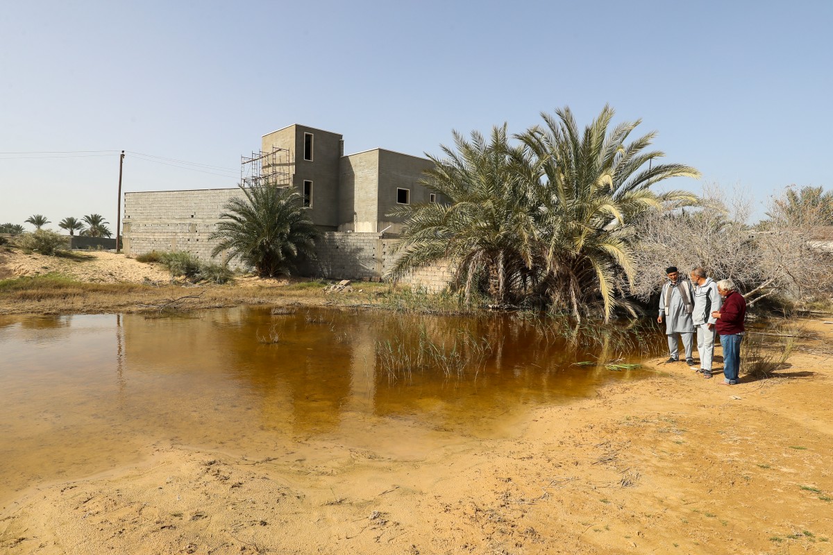 Groundwater upsurge floods homes in Libyan coastal town