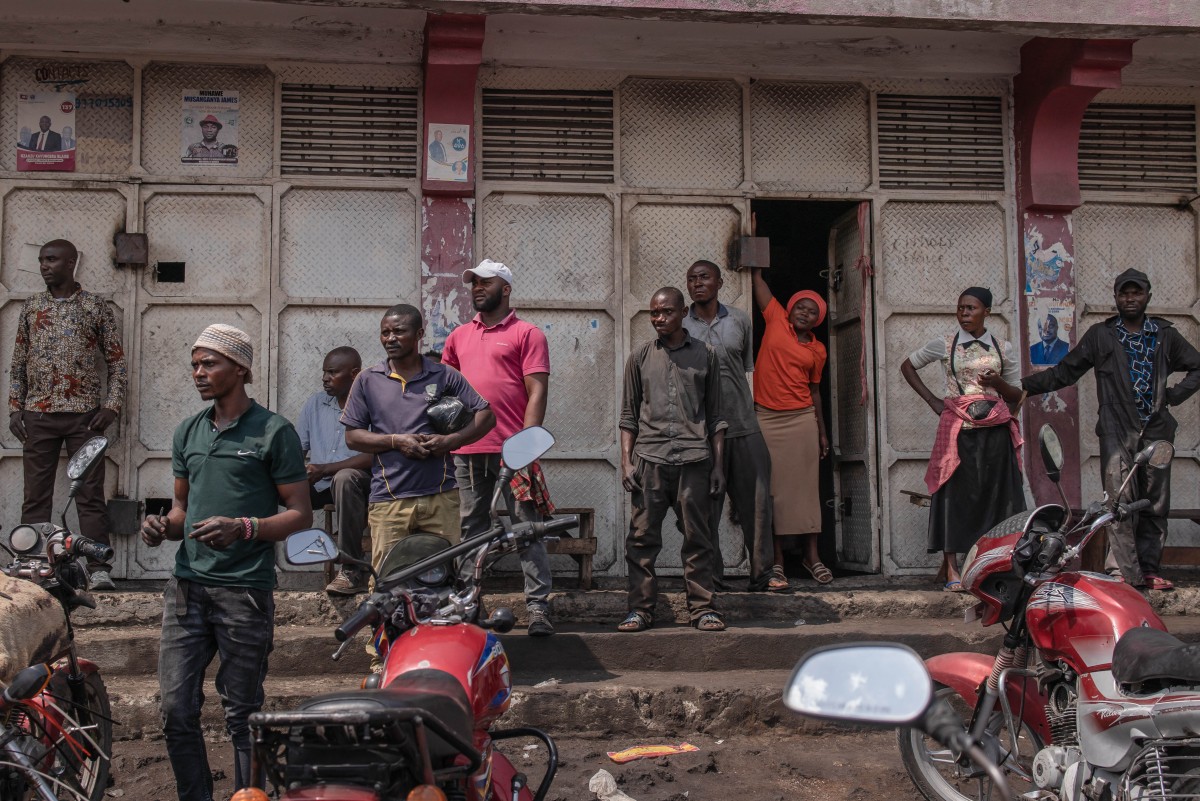 Protest against Rwanda, West in eastern DR Congo city of Goma