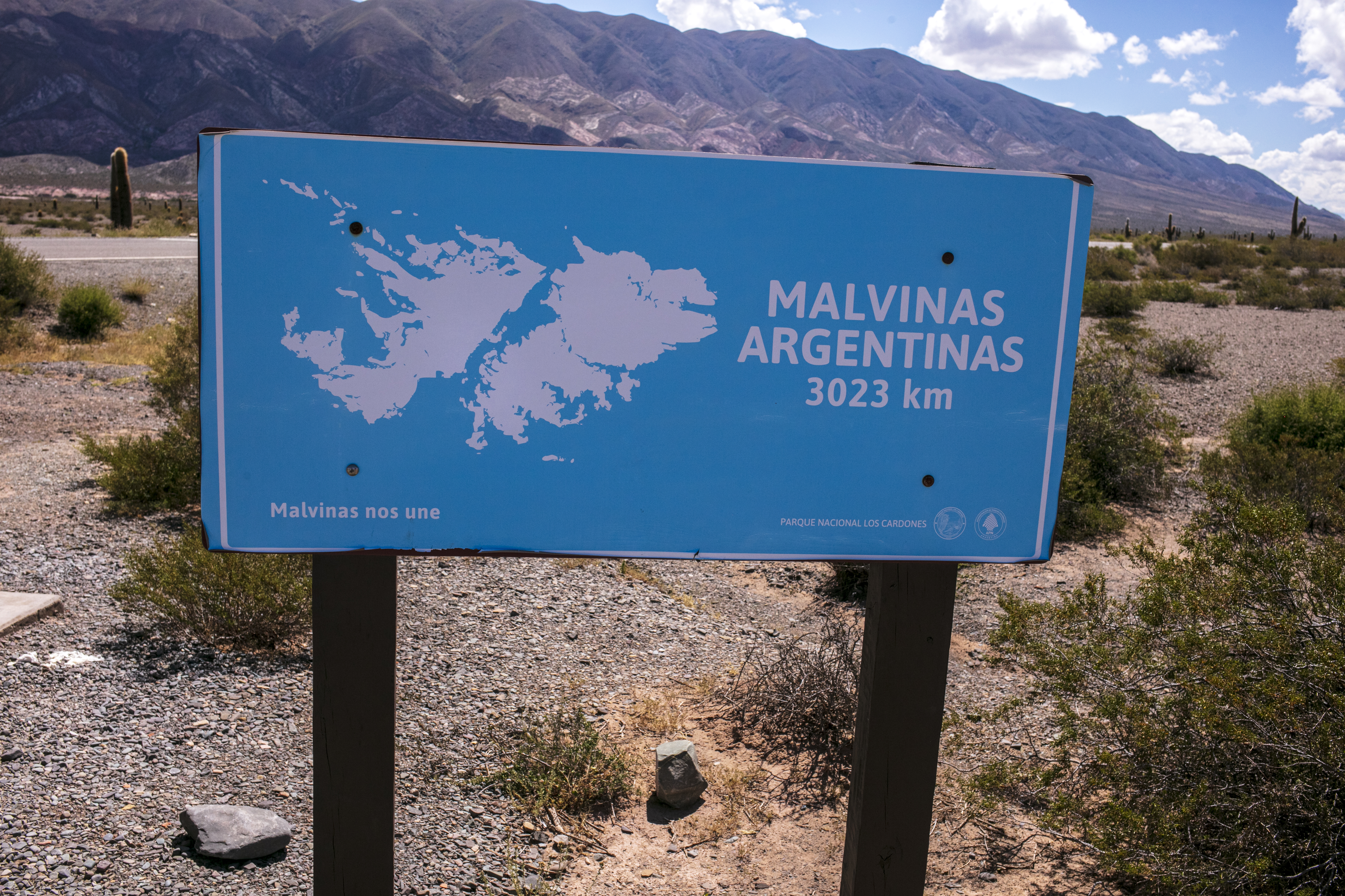 Argentina Malvinas sign