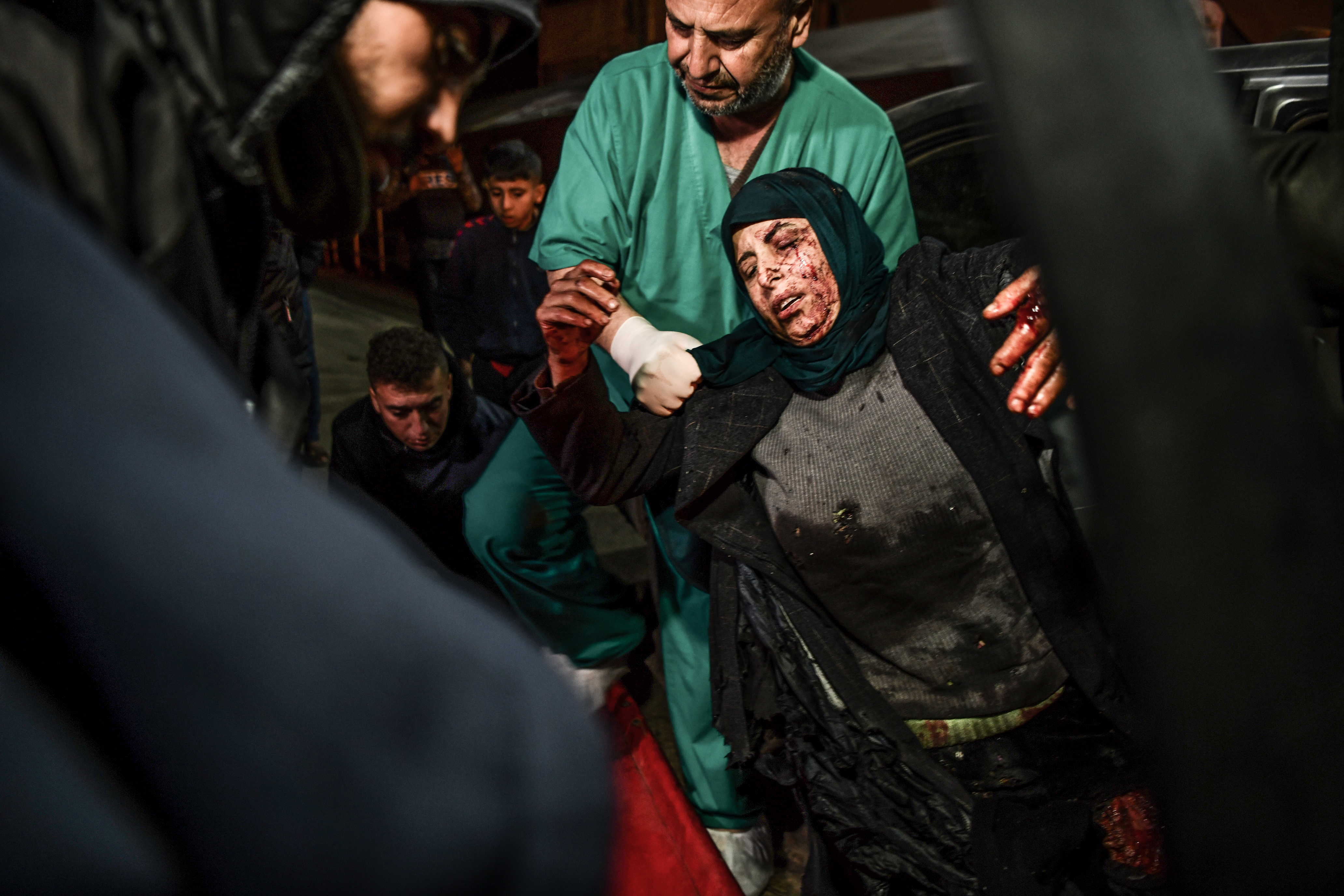 The aftermath of Israeli strikes on Rafah