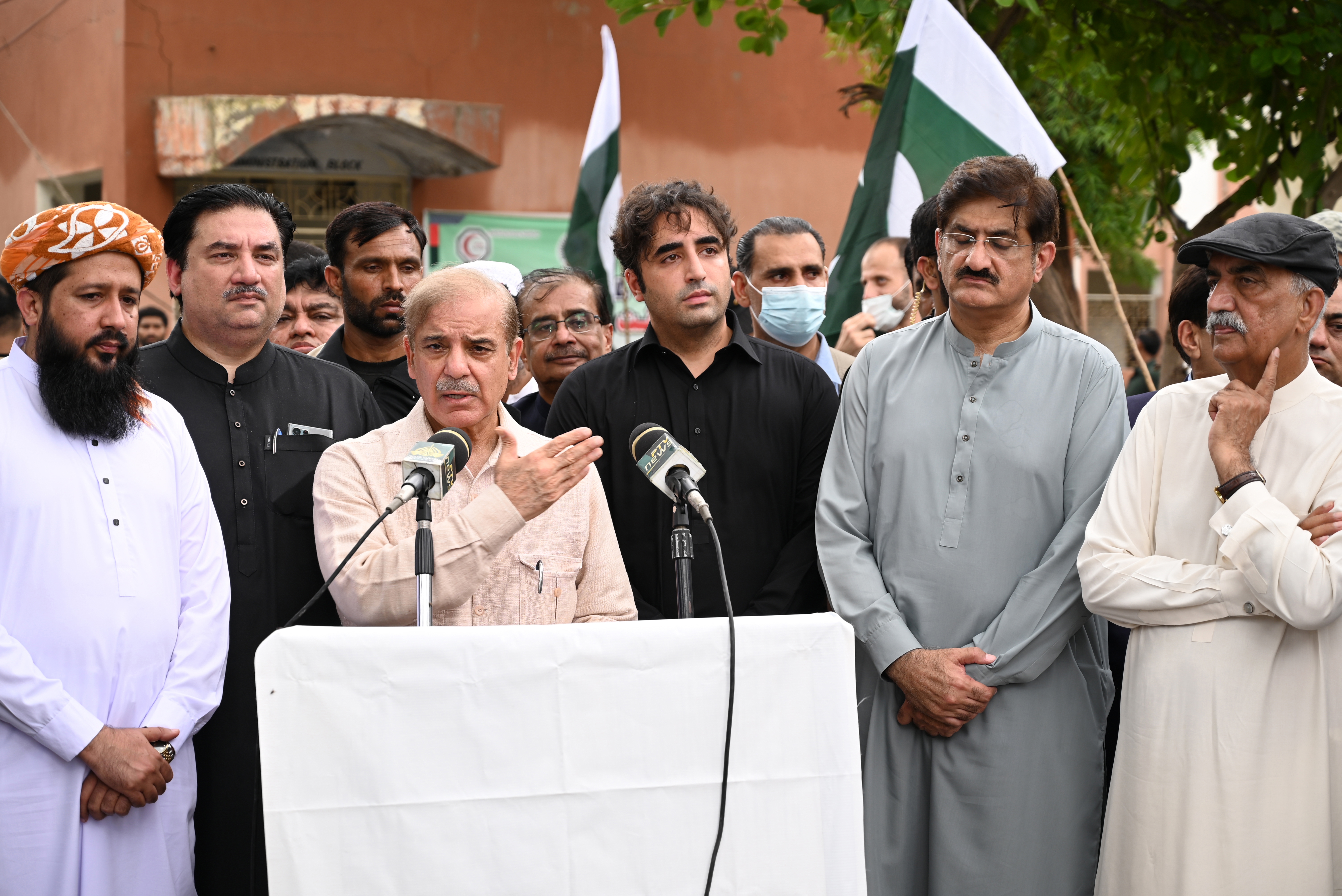 The PMLN and PPP were part of a coalition between April 2022 till August 2023.