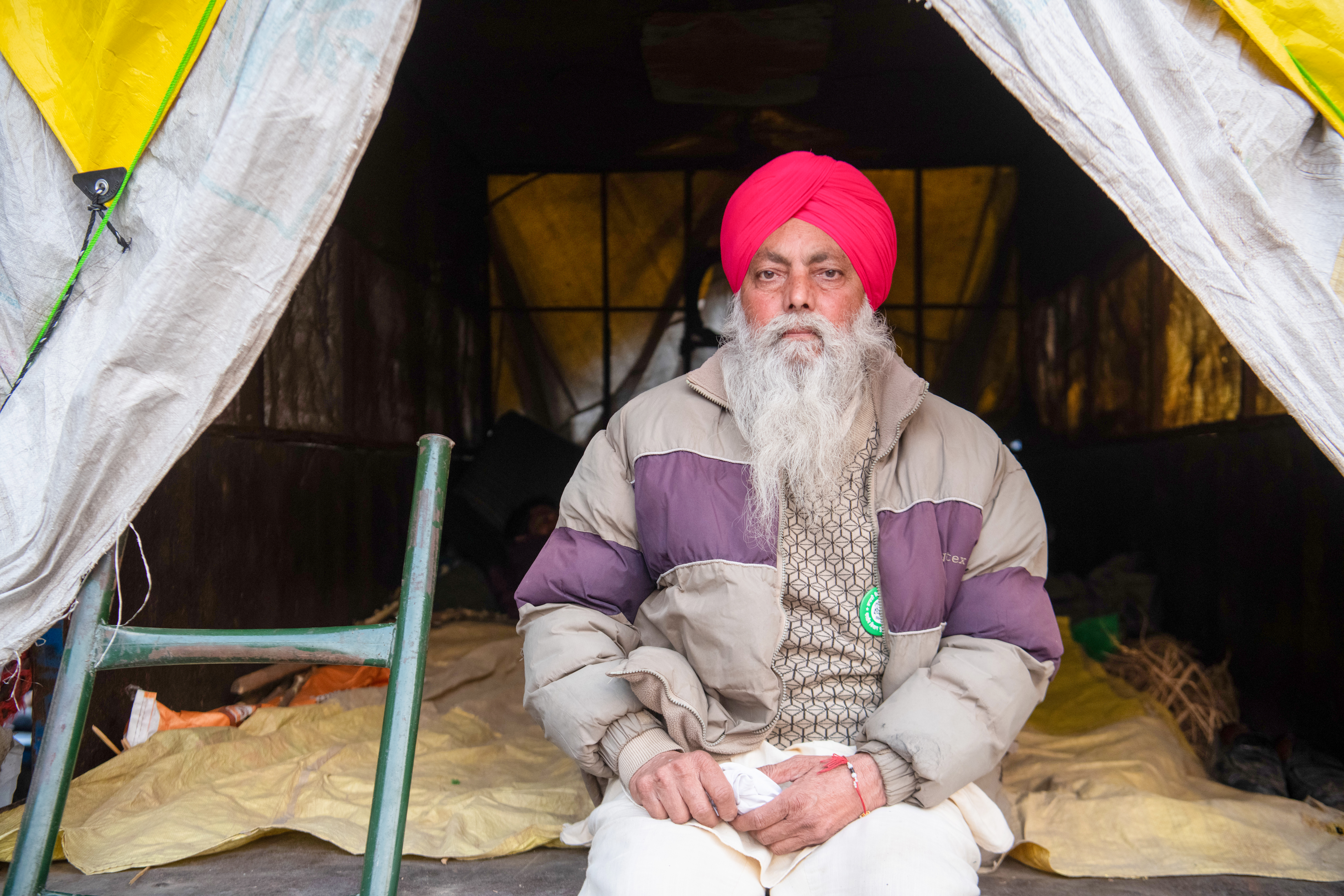 Nahar Singh, 60, Ludhiana: “Last time, we had left trusting the government, but they deceived us. It is tough, but we have to try. We have no other option but to come here as farming is our sole livelihood. There have been huge losses; they have fired live bullets as well. The government should have accepted our demands. Initially, they agreed to accept our demands, and we returned, but now they are not fulfilling their promises."