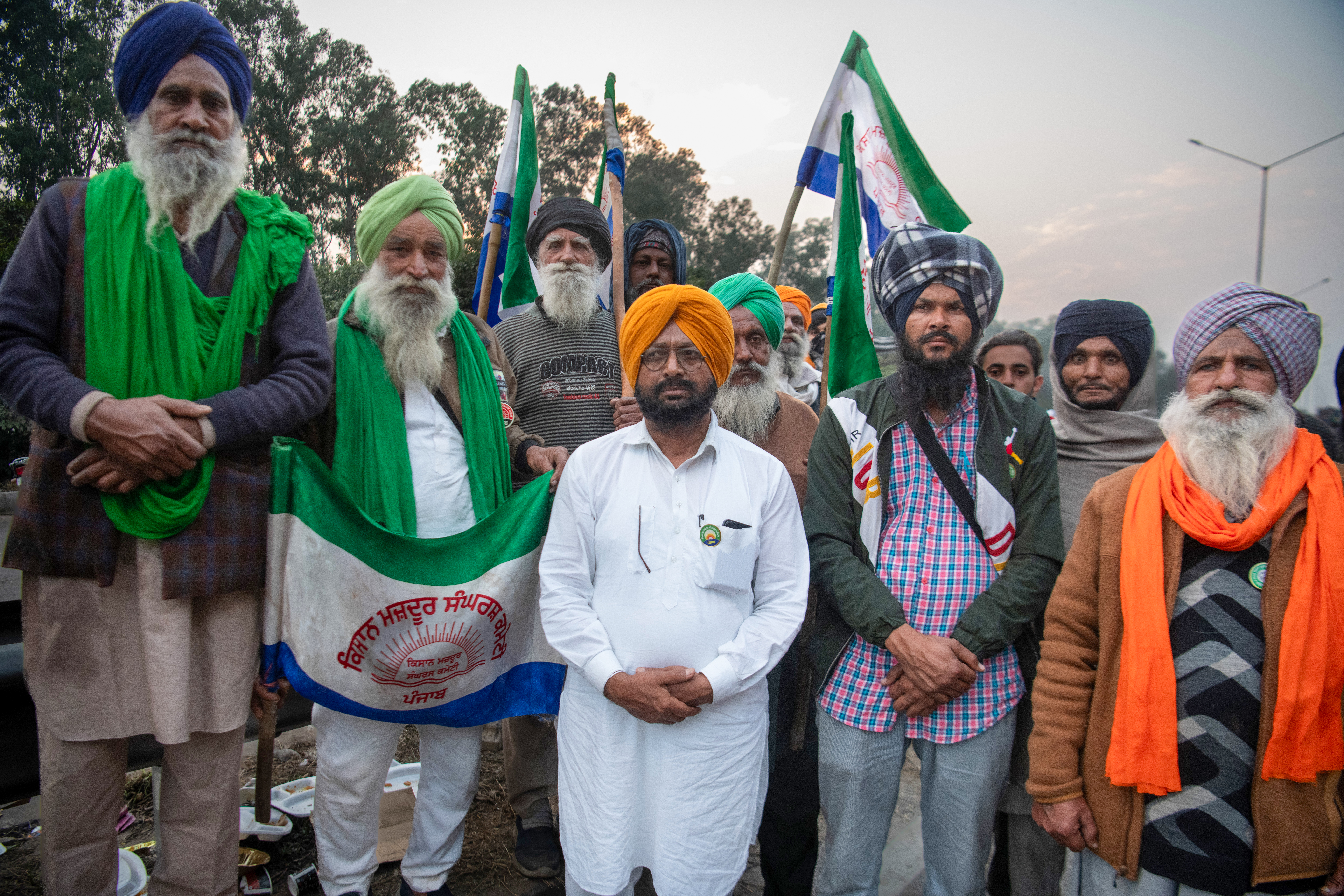 Dharam Singh Sidhu, 60, Vice President of Kissan Sangash Samiti for Ferozpur Punjab Last time