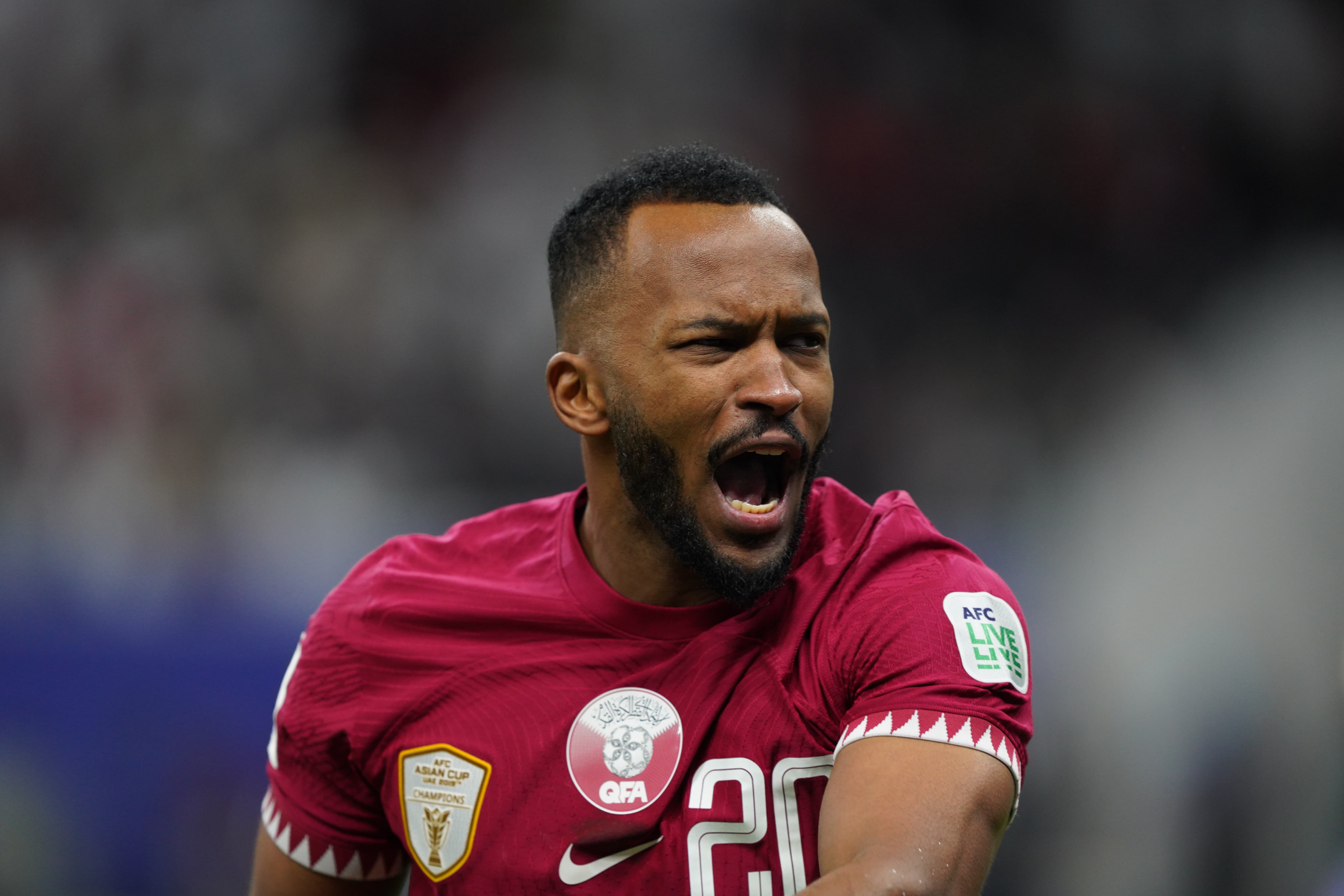 Qatar v Uzbekistan at Al Bayt Stadium in Al Khor
