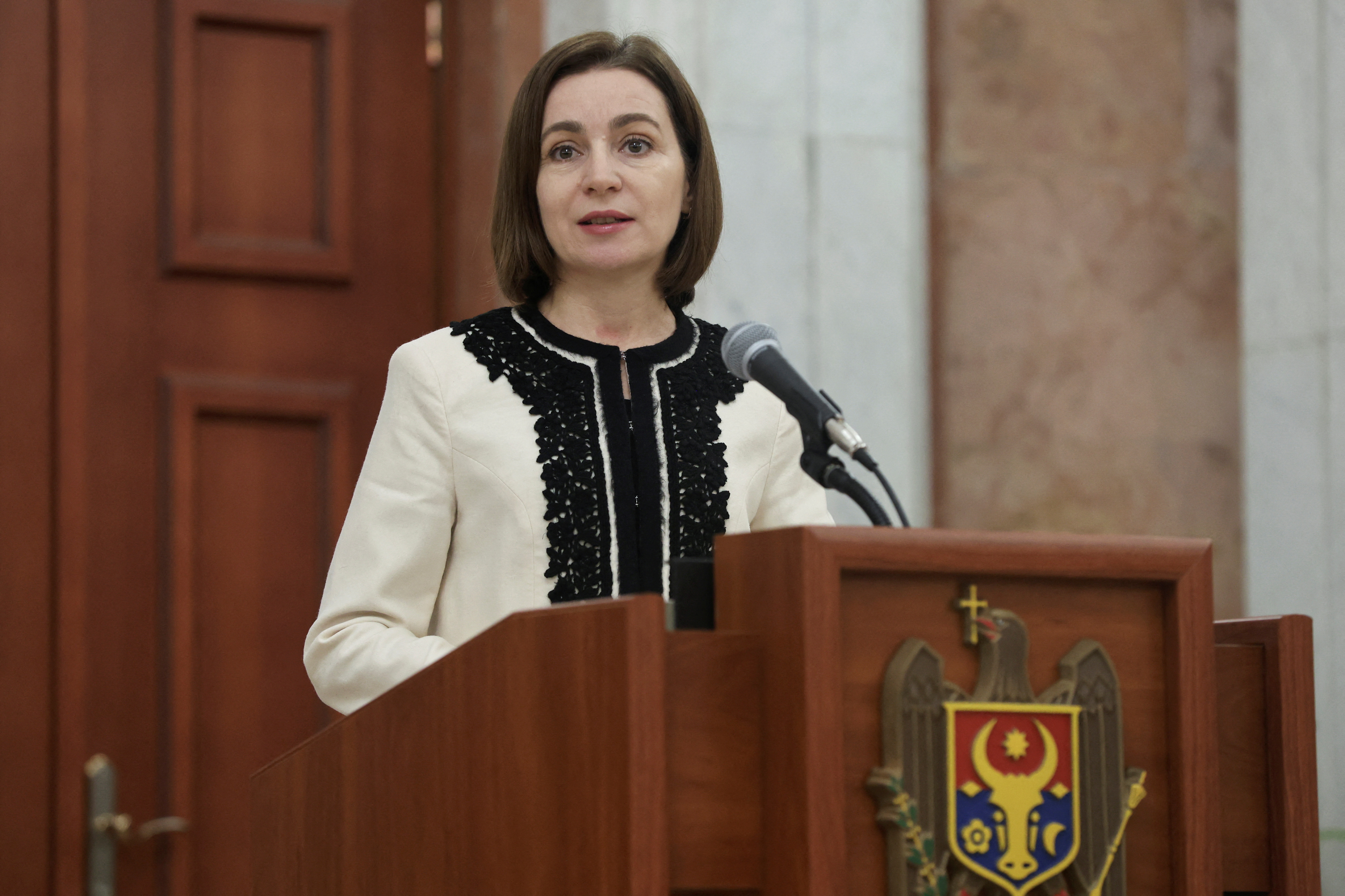 Moldova's President Maia Sandu